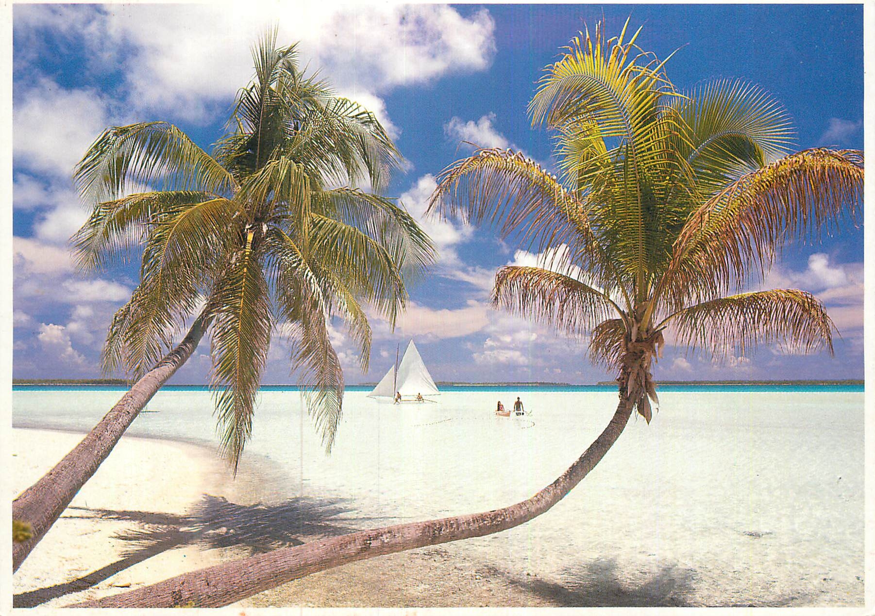 CPM Beautiful landscape of Tahiti