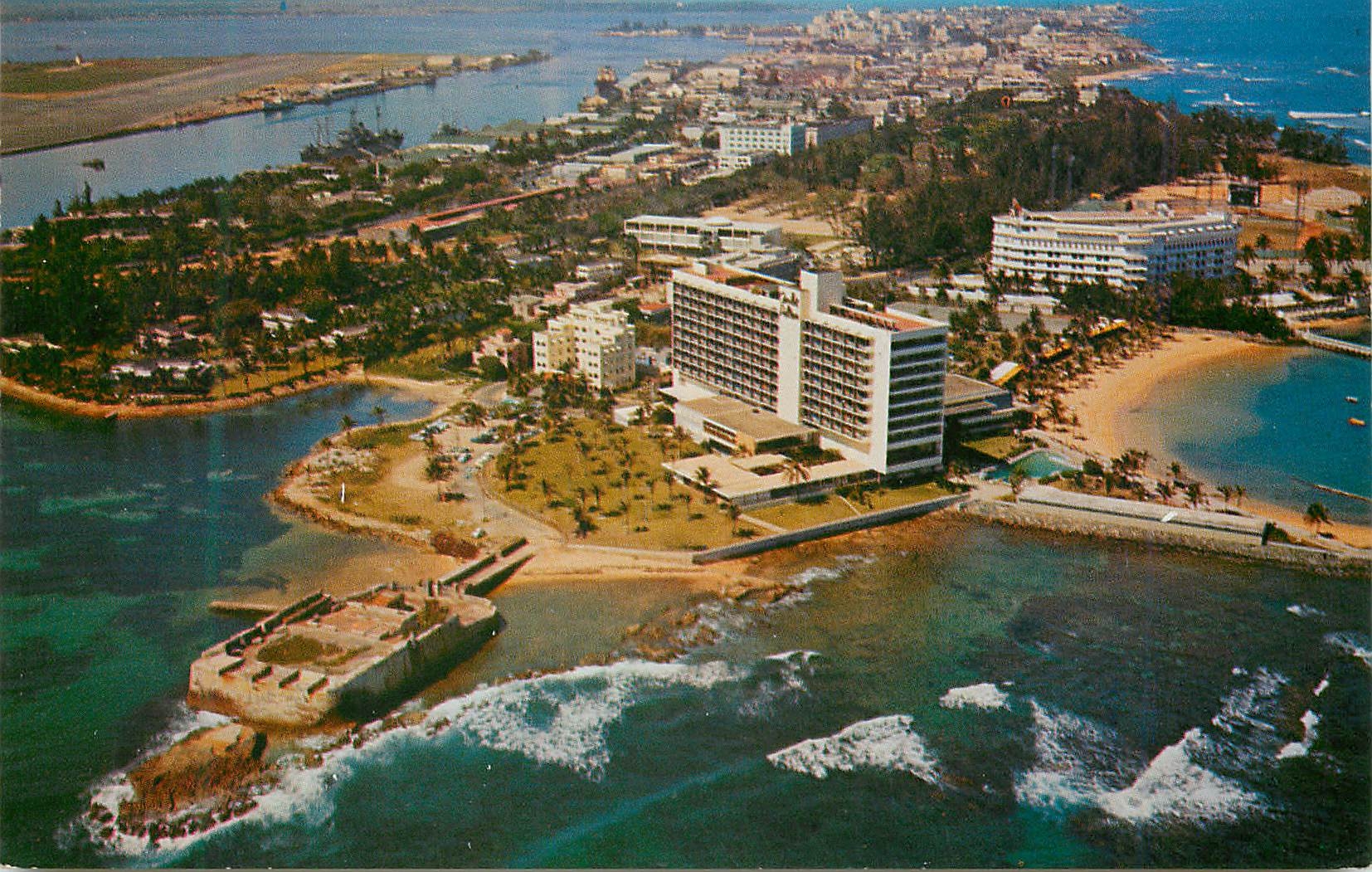 CPM San Geronimo-Caribe Hilton Hotel-Normandie Hotel San Juan