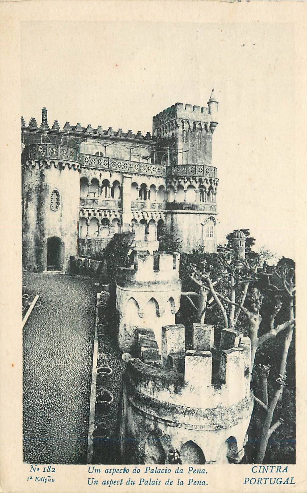 CPA Palais de la Pena Cintra Portugal