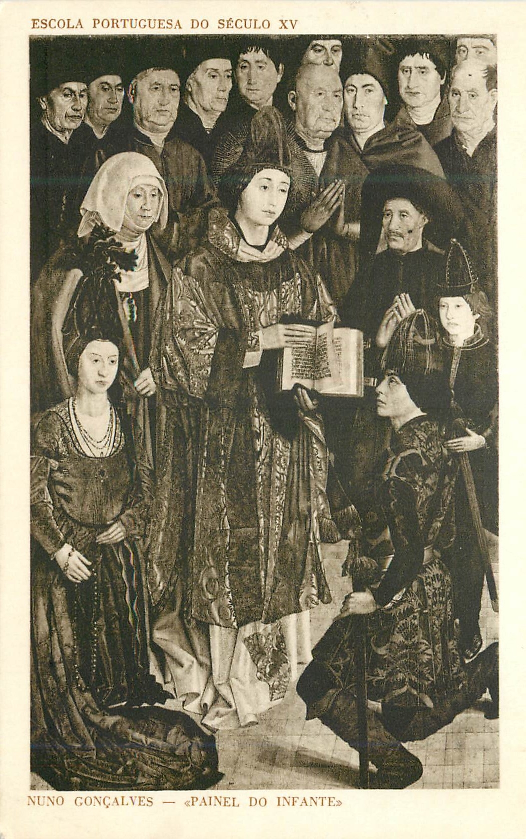 CPA Escola Portuguesa sec XV Lisbonne Nuno Goncalves Painel do Infante