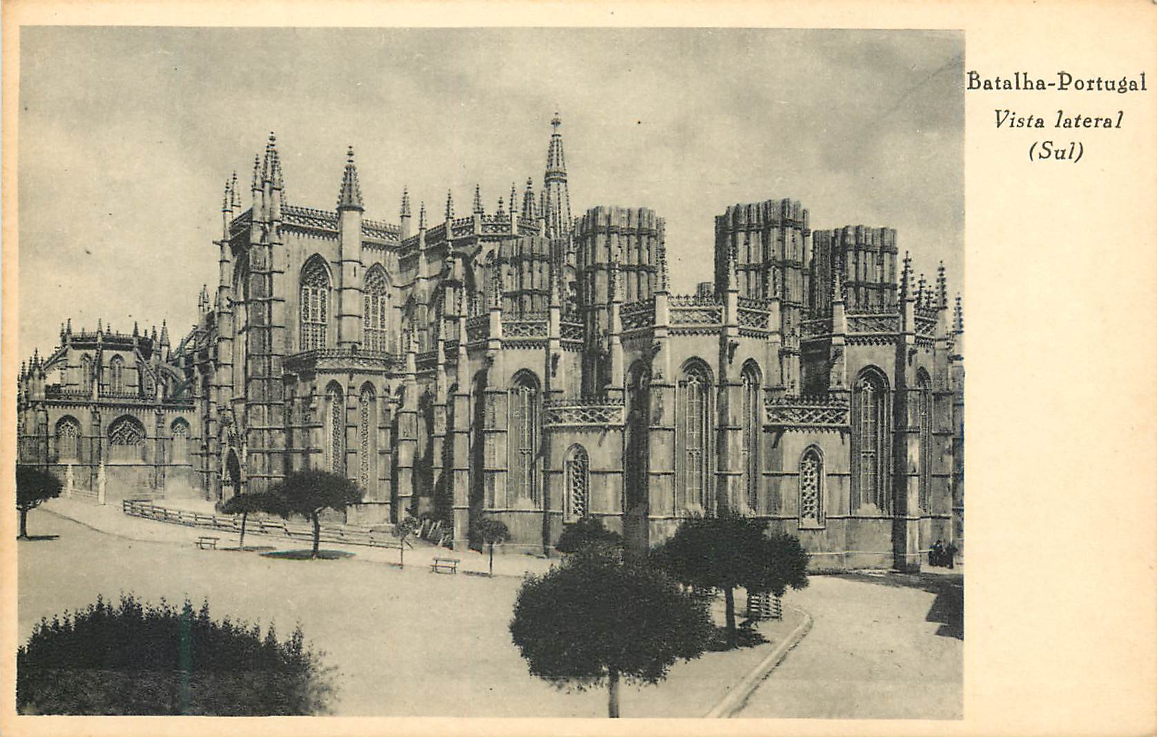 CPA Vista Lateral Batalha Leiria