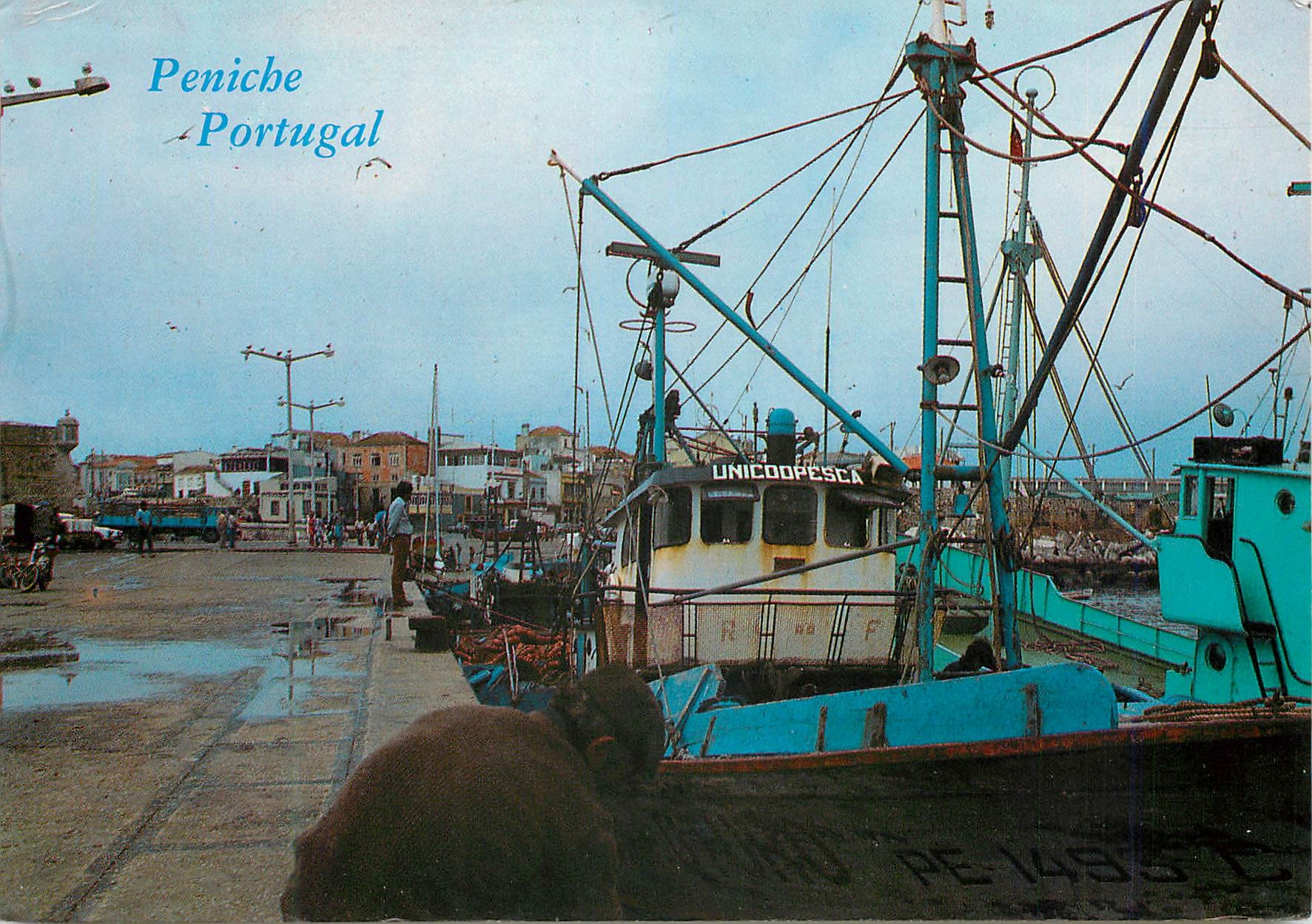 CPM Peniche Town Leiria Bateau de peche