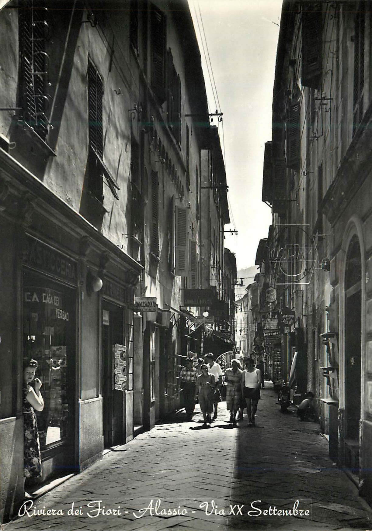 CPM Alassio Riviera dei Fiori Via XX Settembre