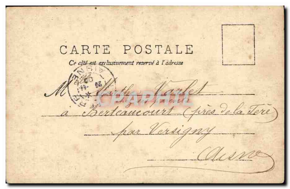 Daphnis & Chloé — scène de théâtre — éditeur non visible — Rückseite