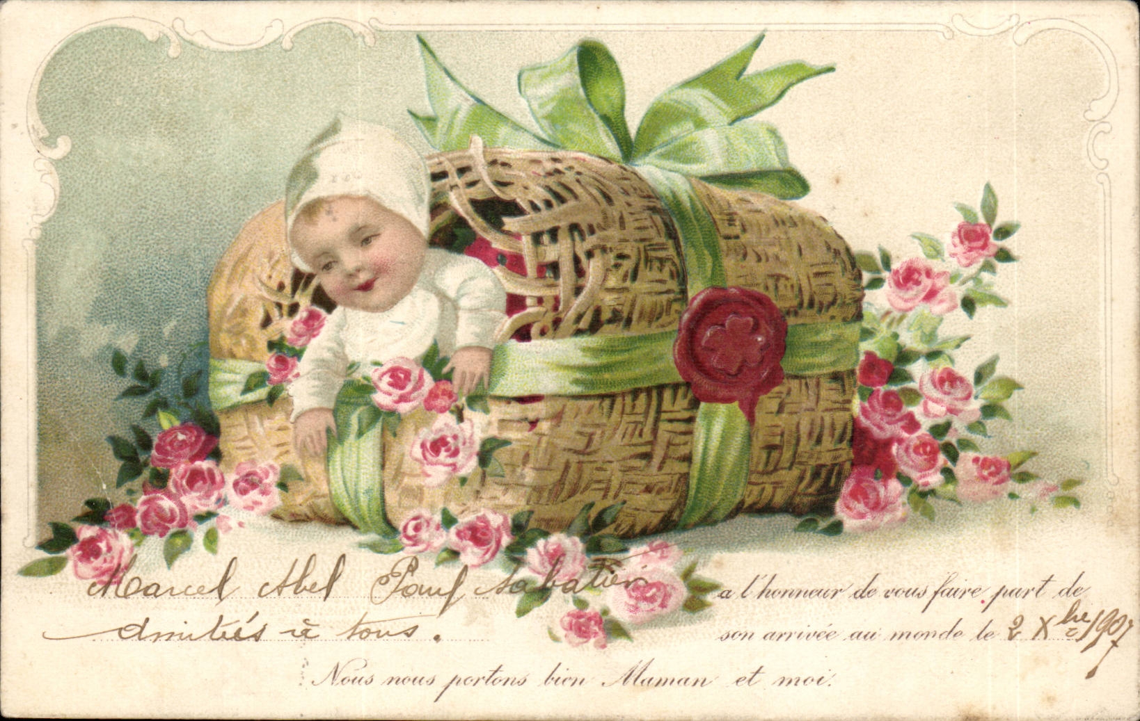 CPA Fantaisie Bebe Enfant