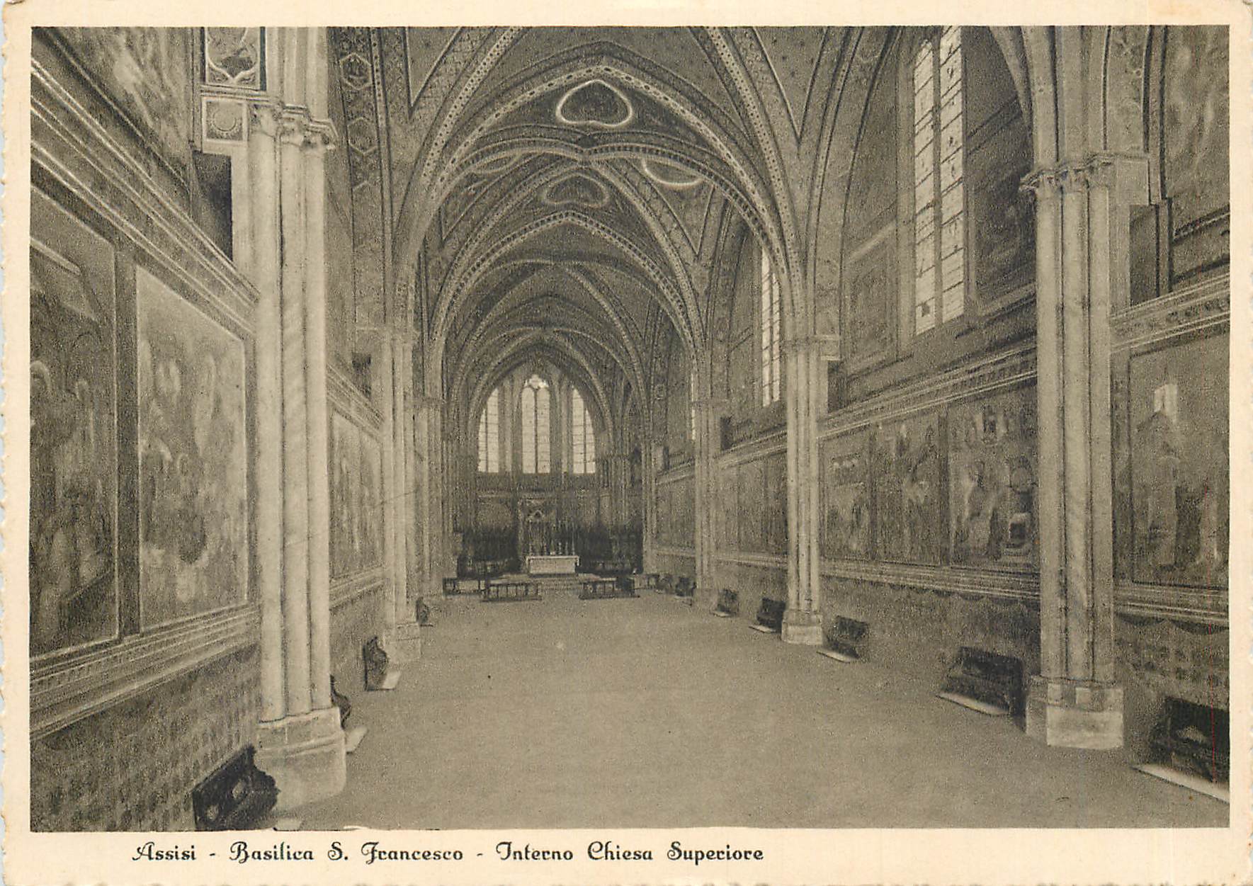 CPM Assisi Basilica S. Francesco-Interno Chiesa Superiore