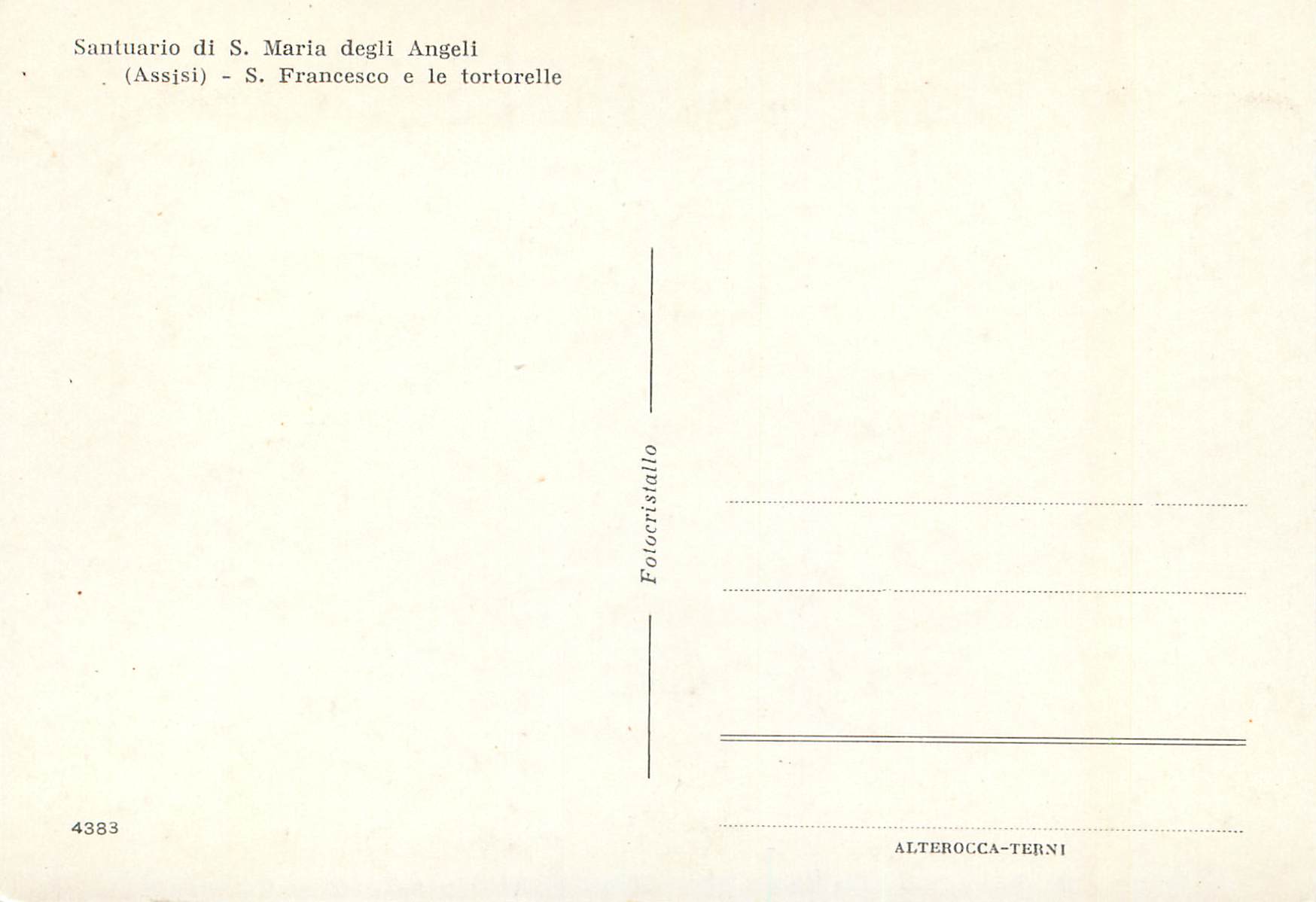CPM Assisi Santuario di S.Maria degli Angeli — Rückseite