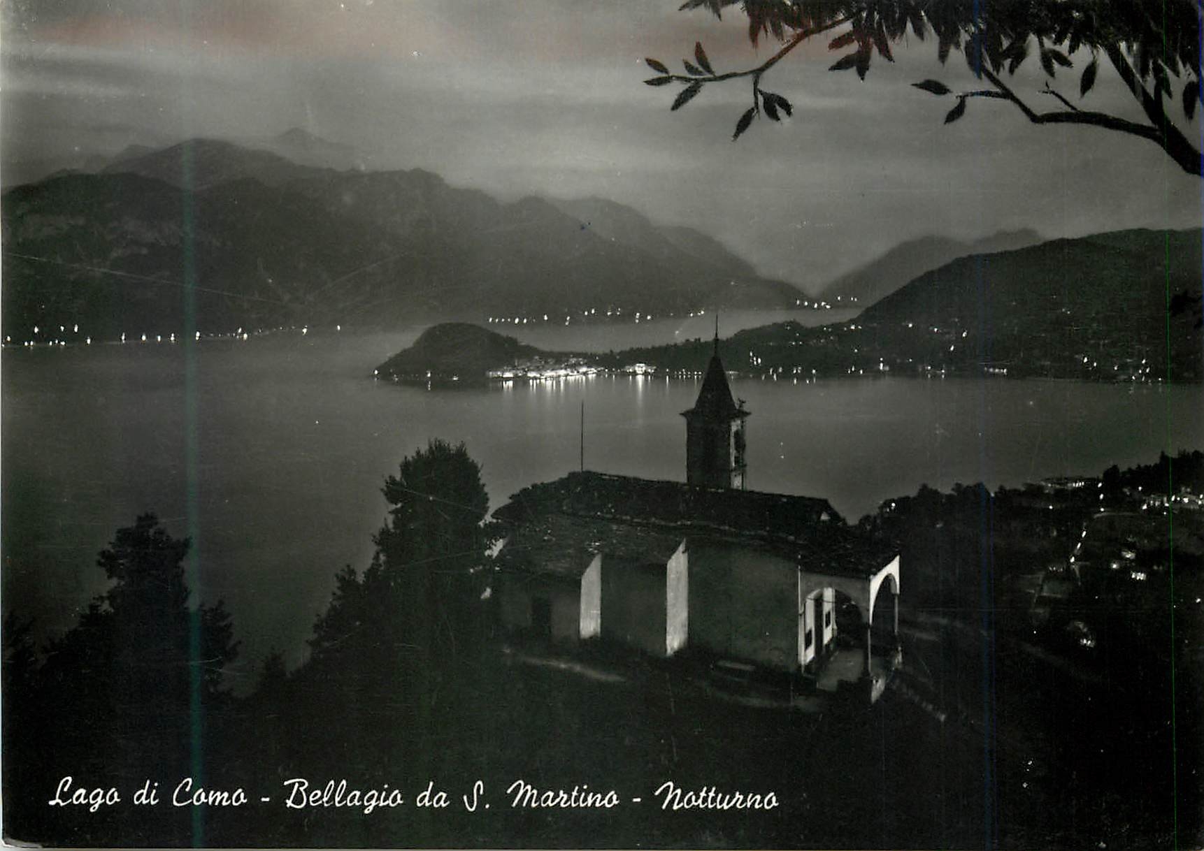 CPM Bellagio di S. Martino - Notturno Lago di Como