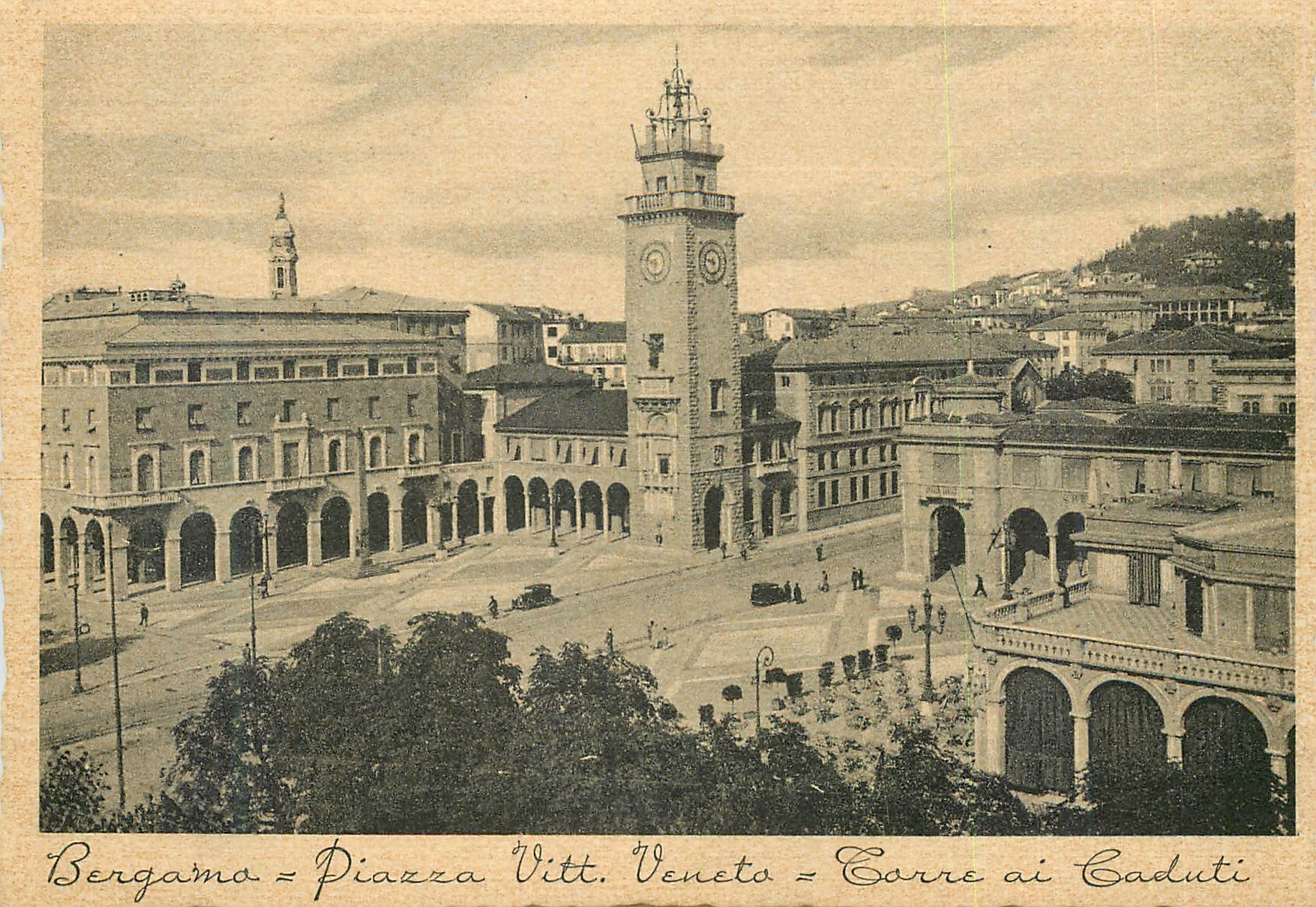 CPM Bergamo Piazza Vitt. Veneto - Torre ai Caduti