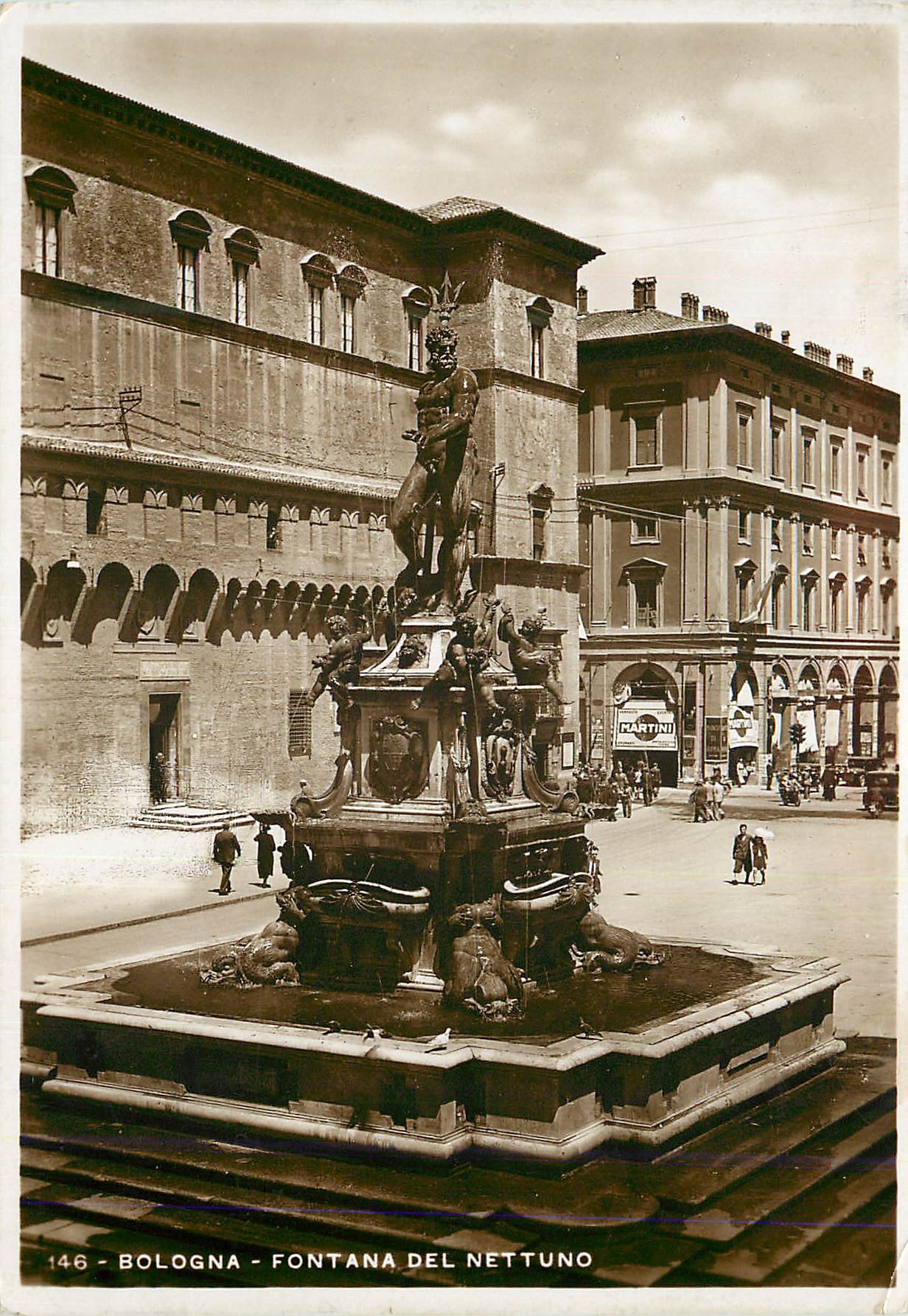 CPM Bologna fontana del Nettuno
