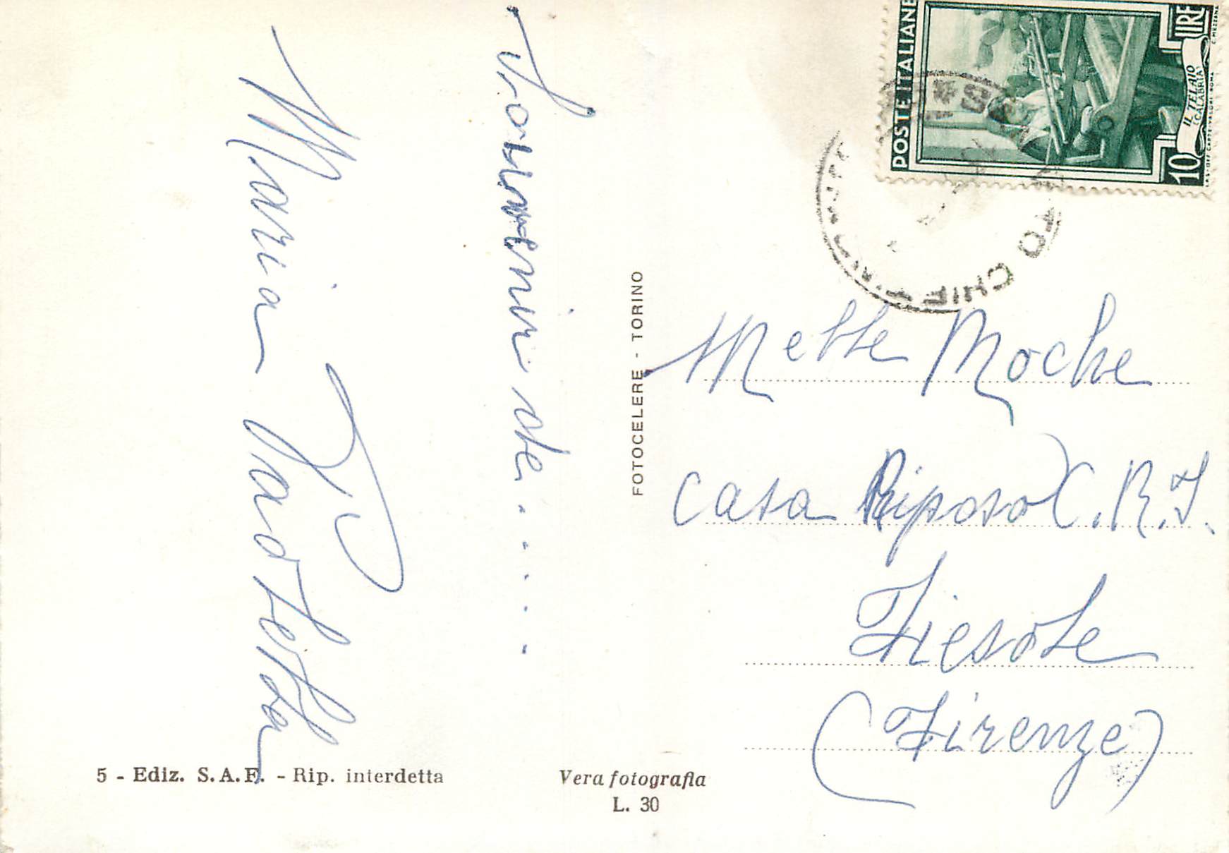 CPM Bologna Santuario di S. Luca — Rückseite