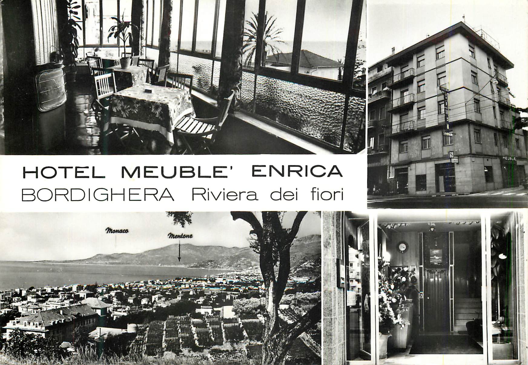 CPM Bordighera Hotel Meuble Enrica
