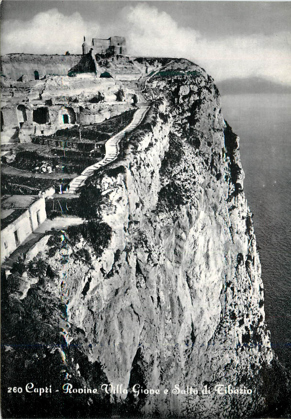 CPM Capri Rovine Villa Gione e Salto di Tiberio