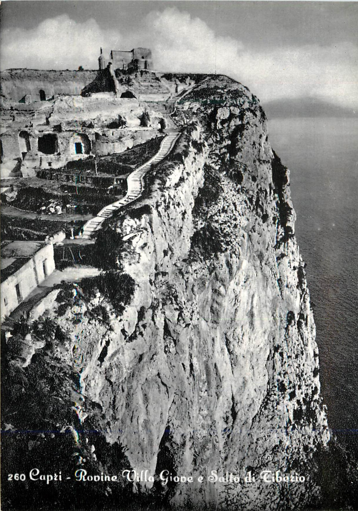CPM Capri Rovine Villa Gione e Salto di Tiberio