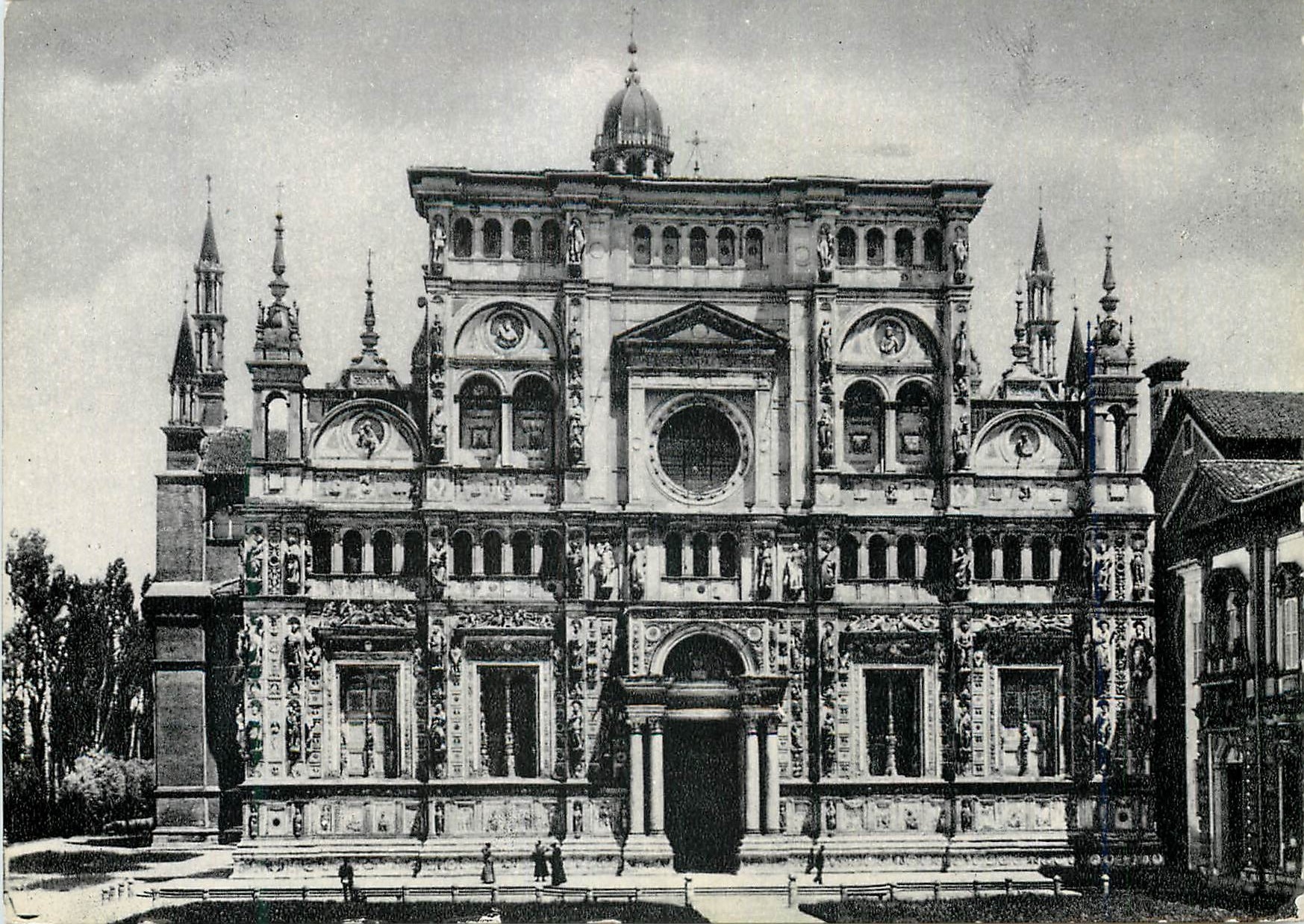 CPM Certosa di Pavia Facciata della Chiesa
