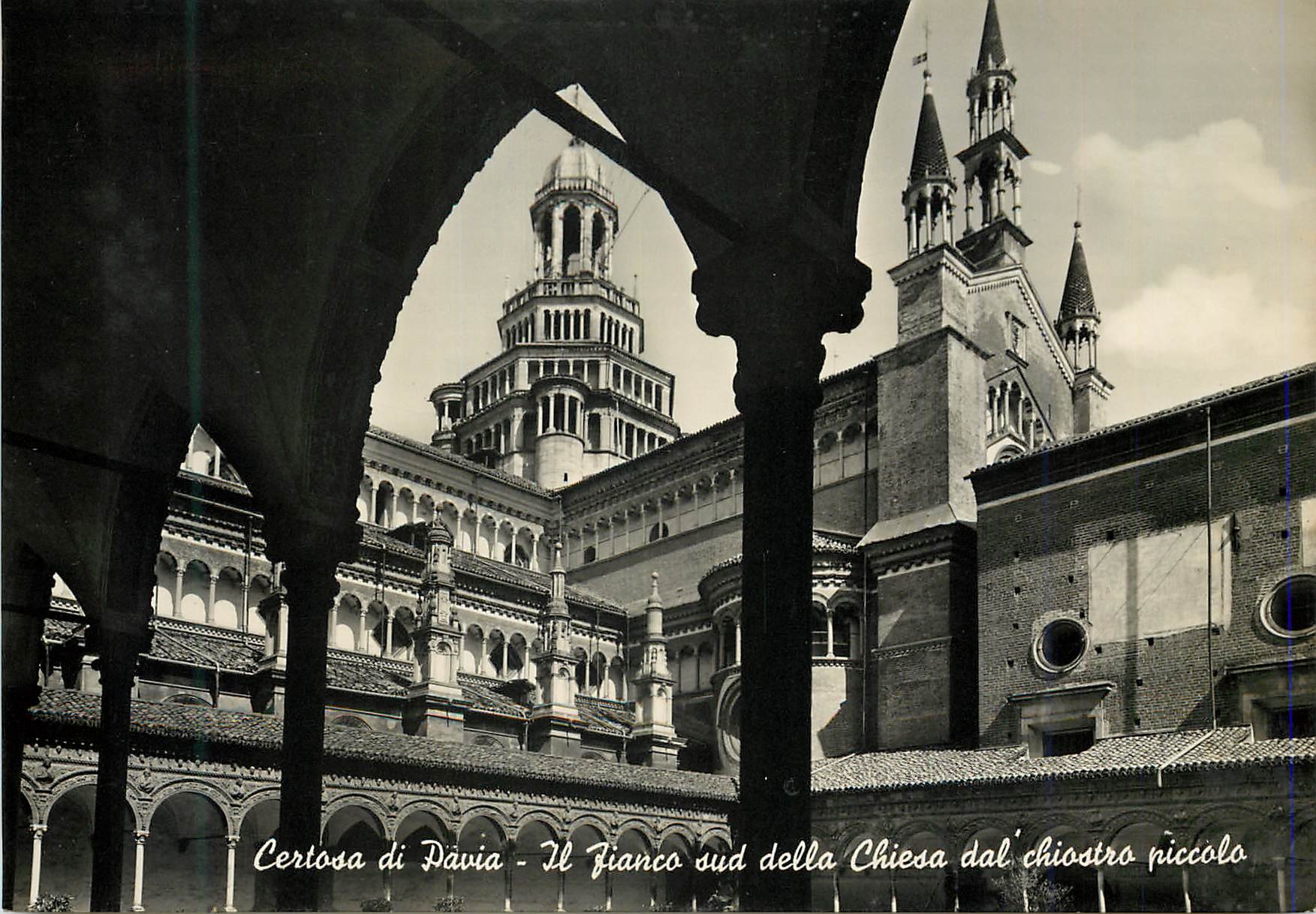 CPM Certosa di Pavia Il fianco sud della Chiesa