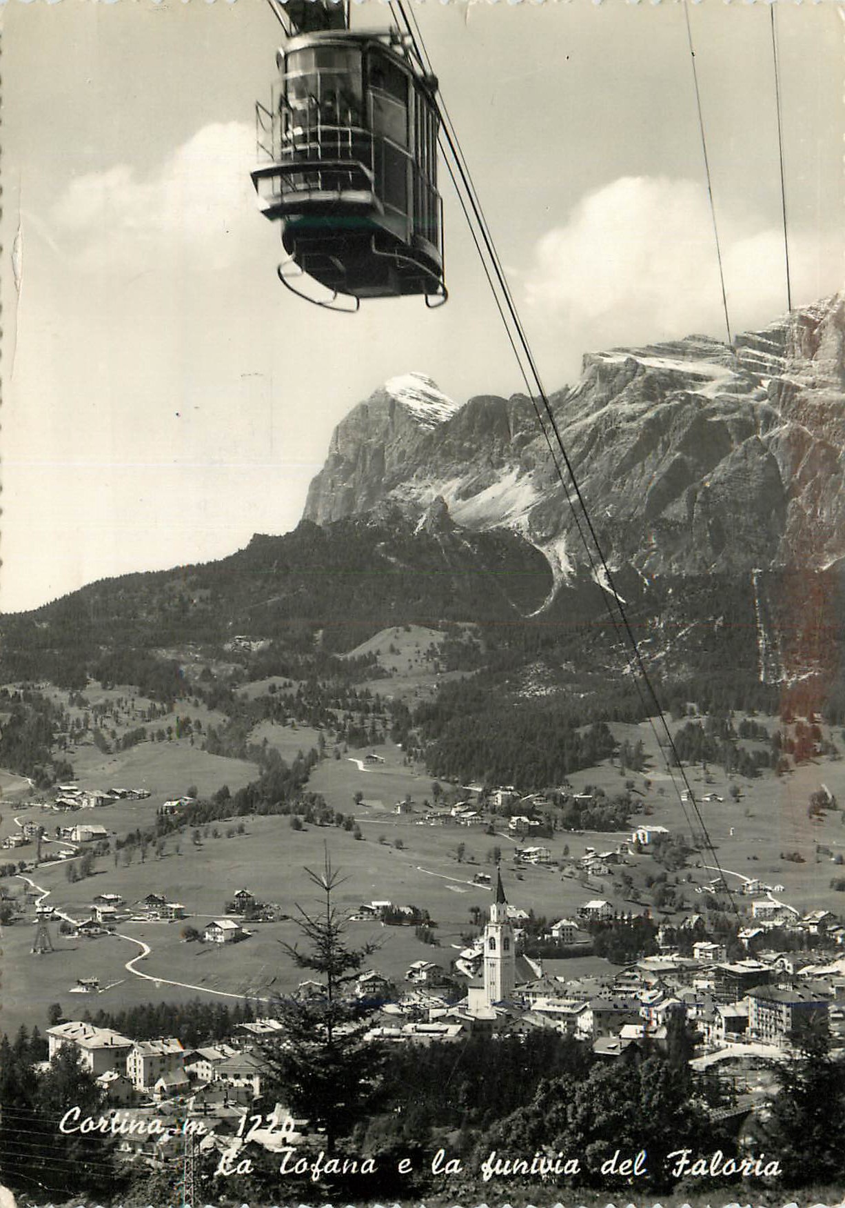 CPM Cortina Belluno La Tofana e la funivia del Faloria