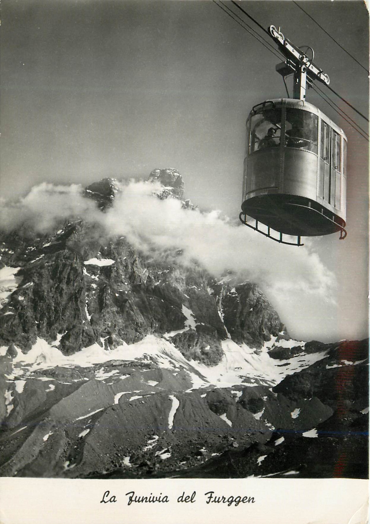 CPM Cervinia Aoste Breuil La funivia del Furggen