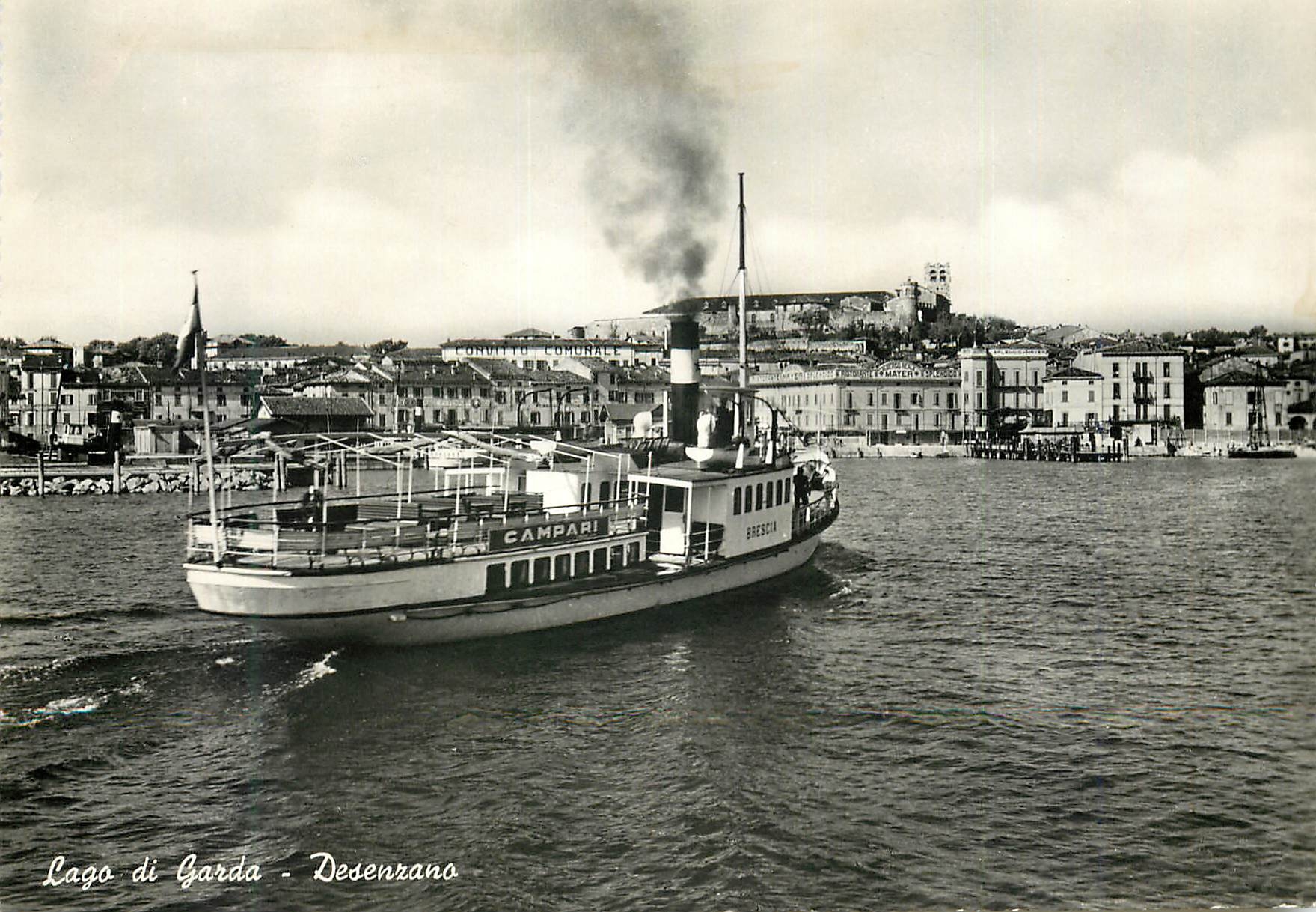CPM Desenzano Brescia Lago di Garda Bateau
