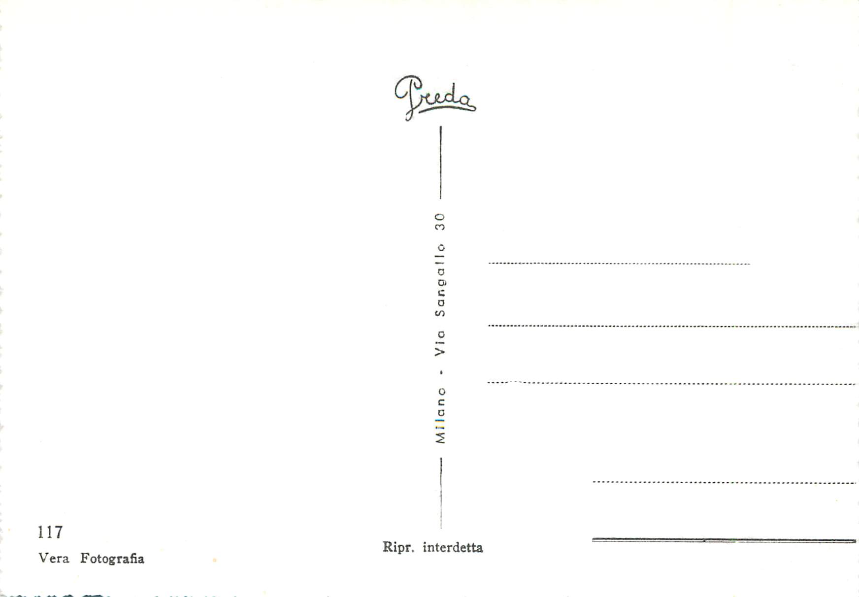 CPM Desenzano Brescia Lago di Garda Hotel Mayer — Rückseite