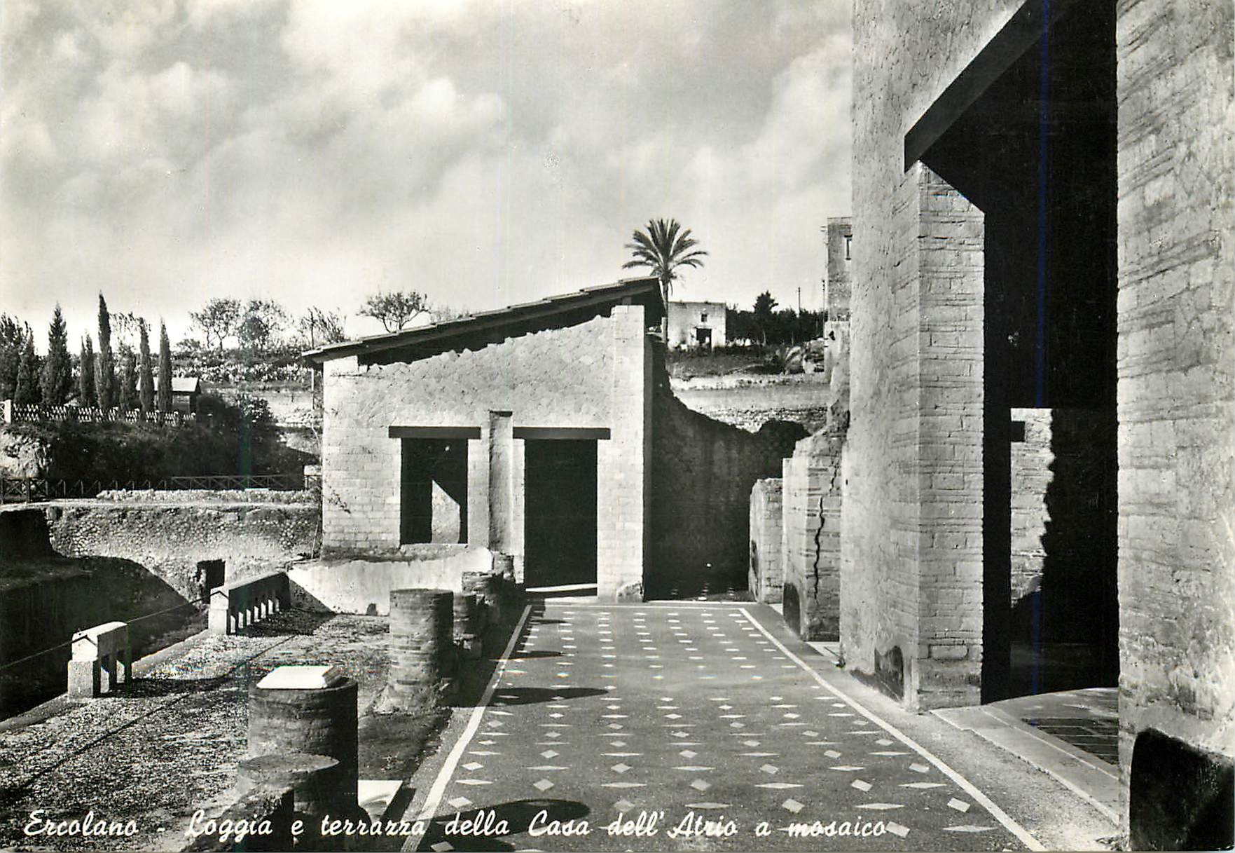 CPM Ercolano Napoli Loggia e terrazza della Casa dell Atrio