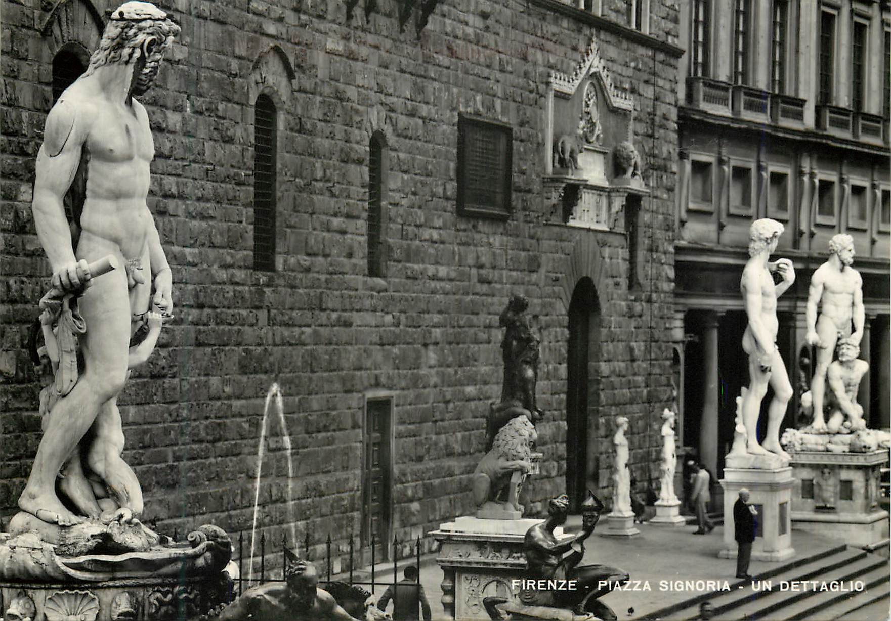 CPM Firenze Piazza Signoria Un Dettaglio