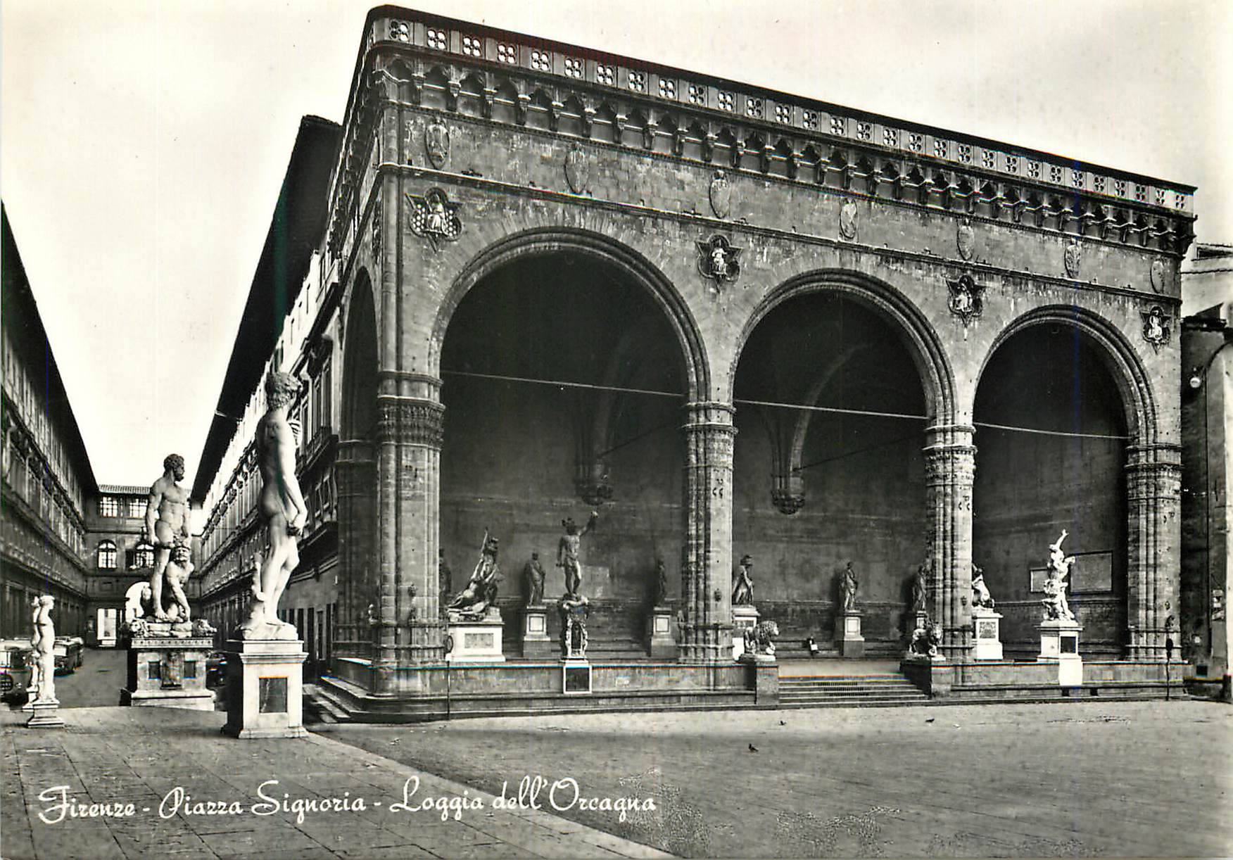 CPM Firenze Piazza della Signoria Loggia dell Oreagna