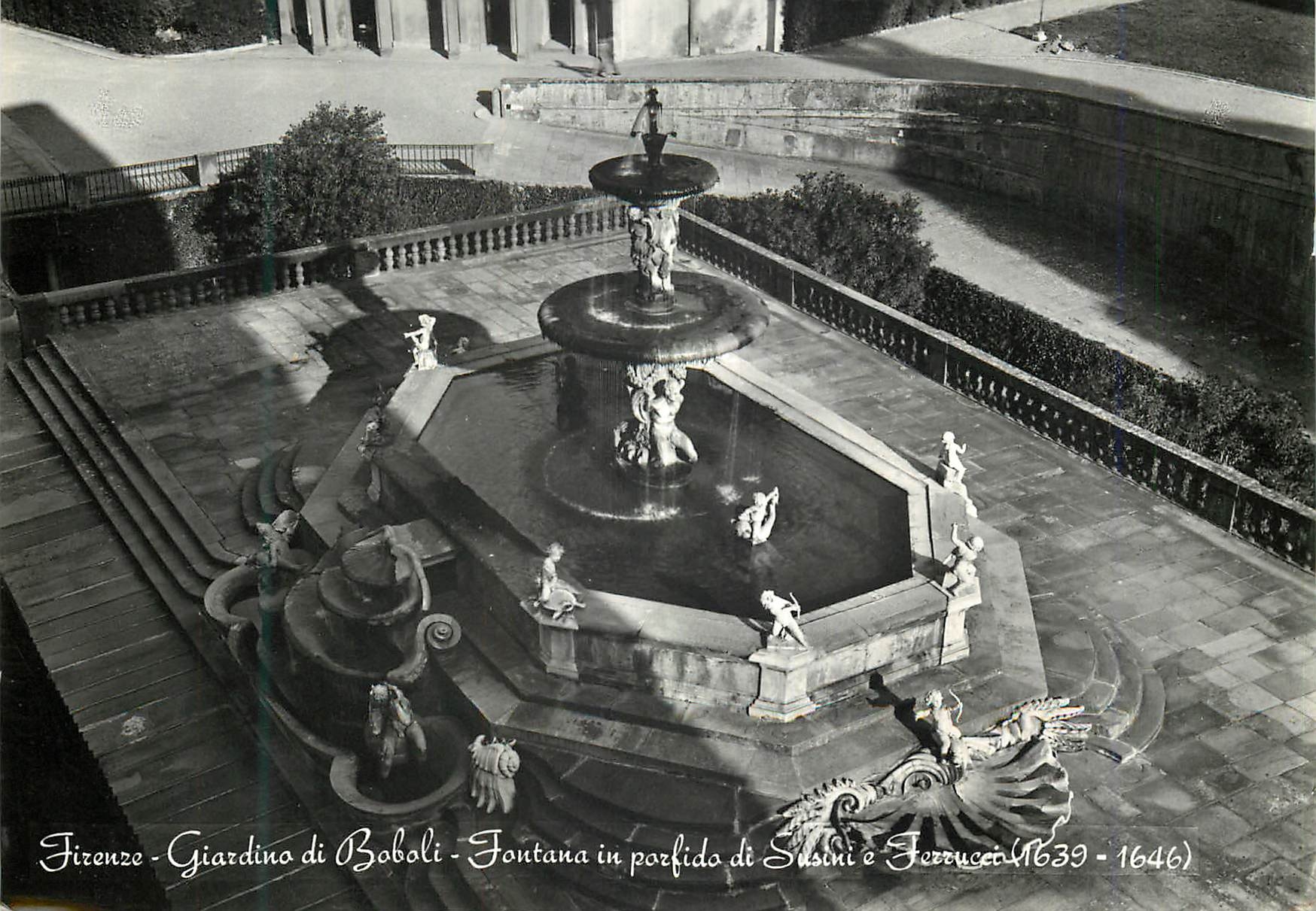 CPM Firenze Giardino di Boboli - Fontana