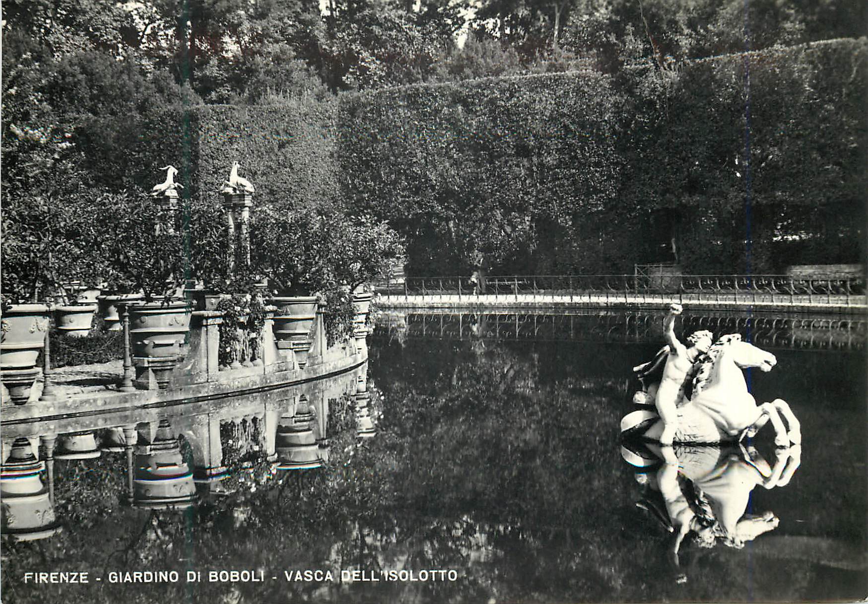 CPM Firenze Giardino di Boboli Vasca dell Isolotto