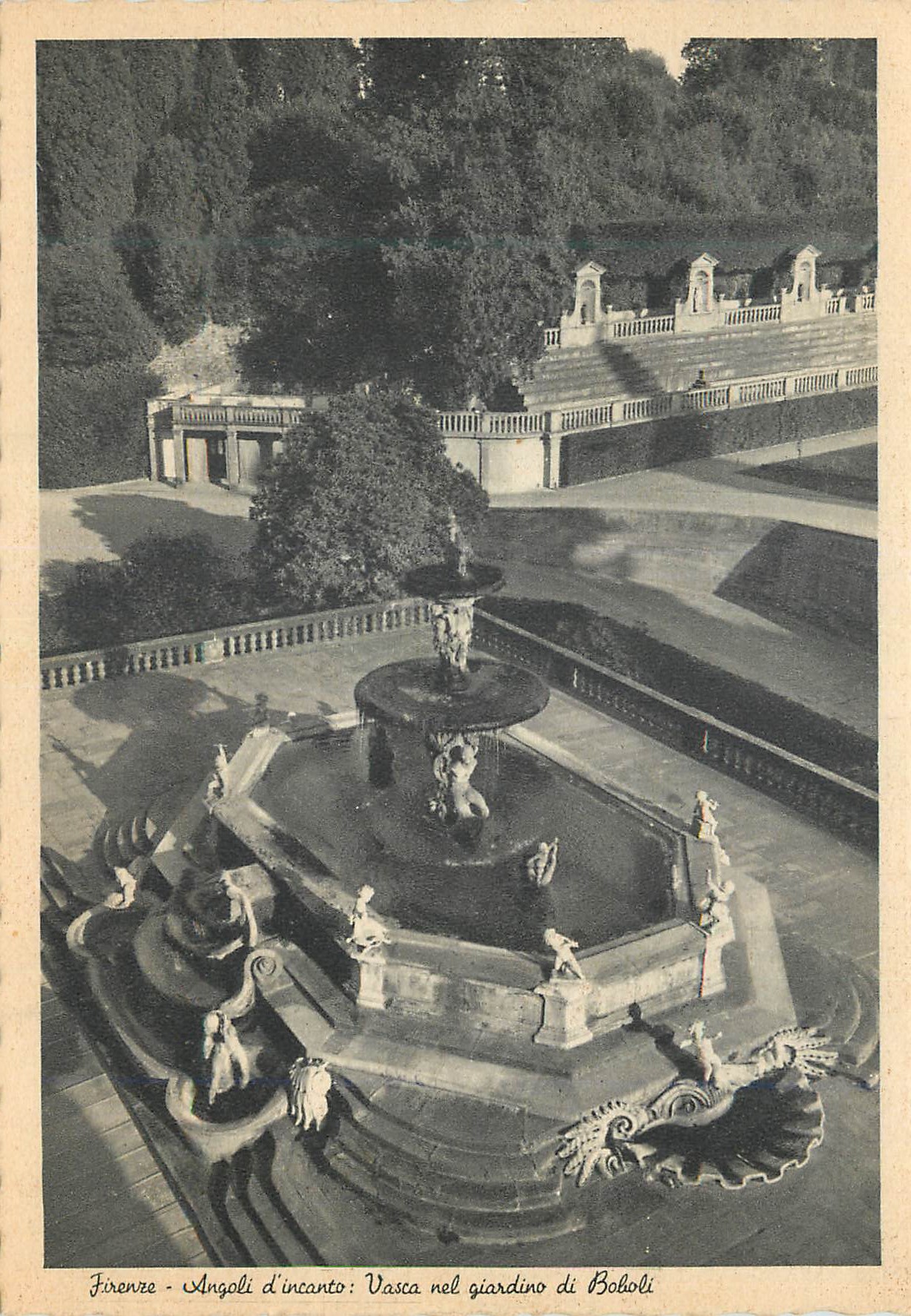CPM Firenze Vasca nel Giardino di Boboli