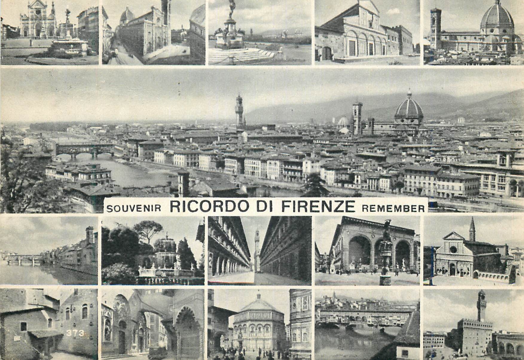 CPM Firenze Ricordo di Firenze Panorama