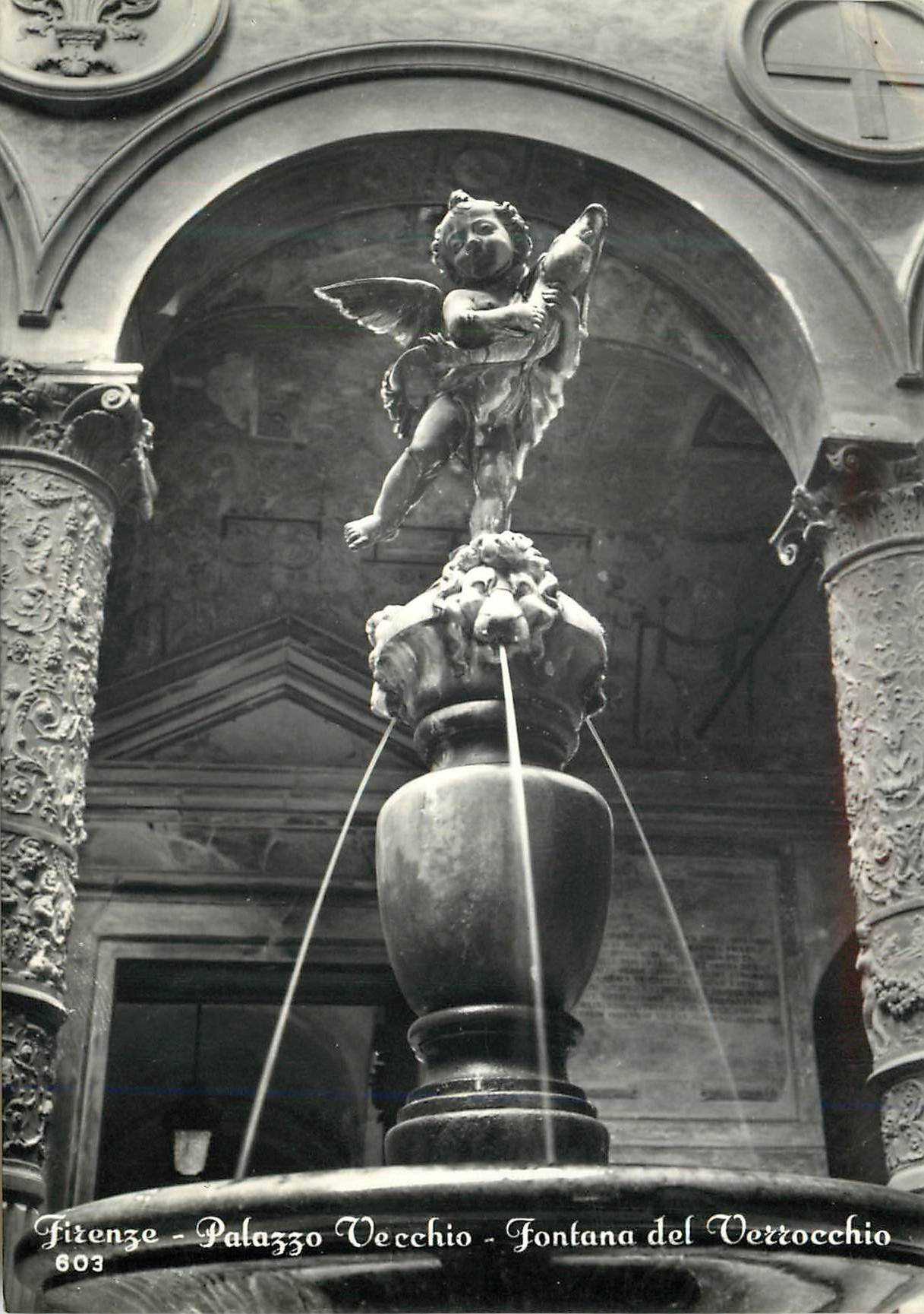 CPM Firenze Palazzo Vecchio-Fontana del Verrochio