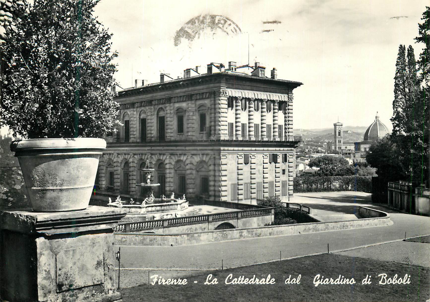 CPM Firenze La Cattedrale dal Giardino di Boboli