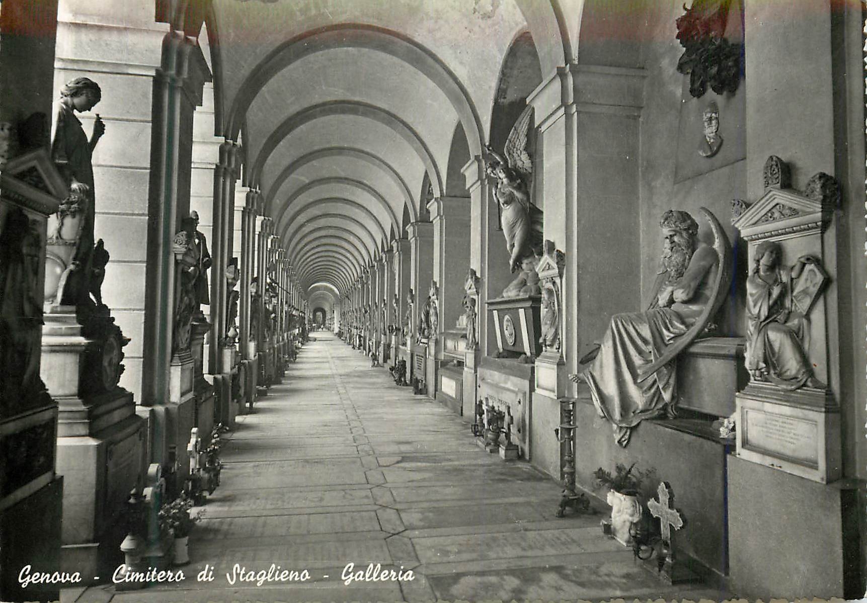 CPM Genova Cimitero di Staglieno - Galleria