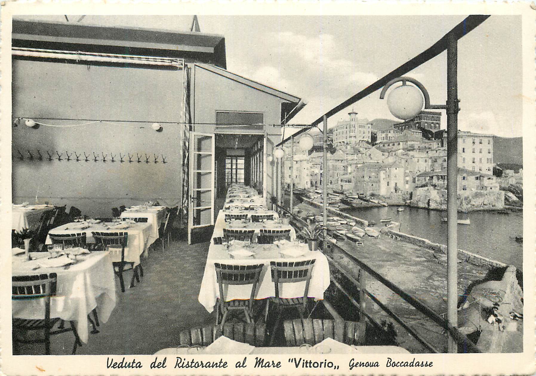 CPM Genova Boccadasse Ristorante al mare Vittorio
