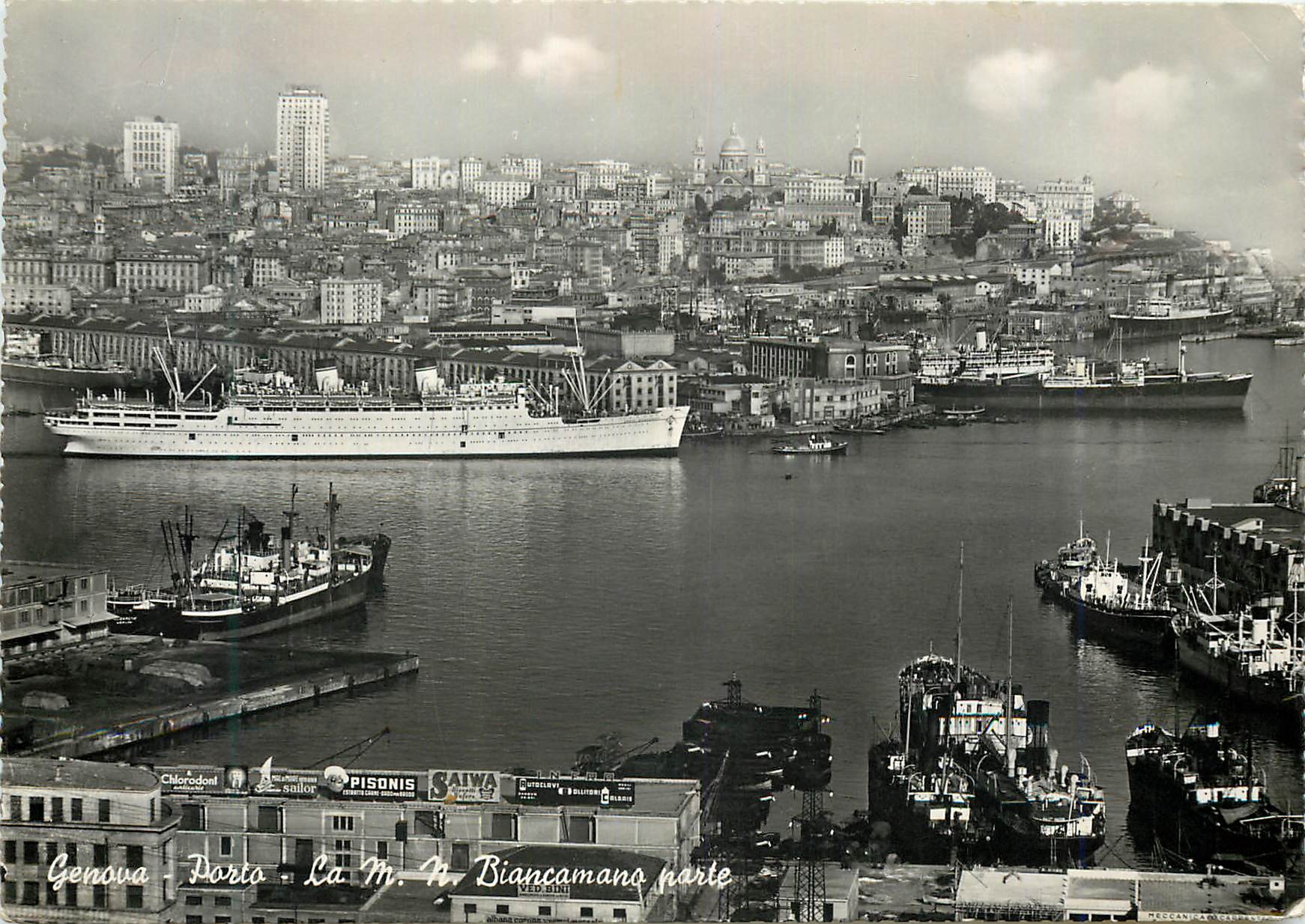 CPM Genova Porto Biancamano parte Bateaux