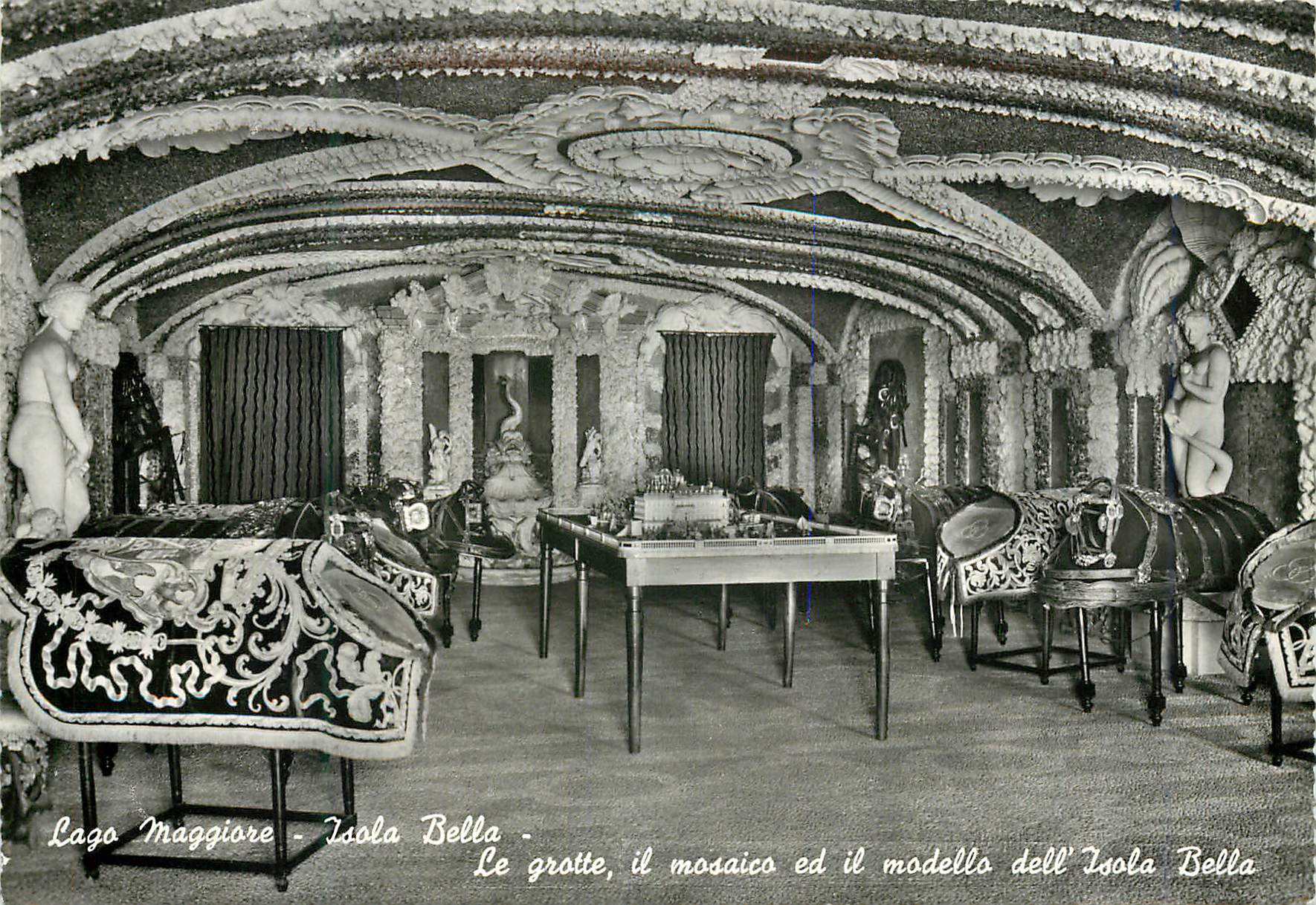CPM Lago Maggiore Isola Bella- Le Grotte Mosaico Modello