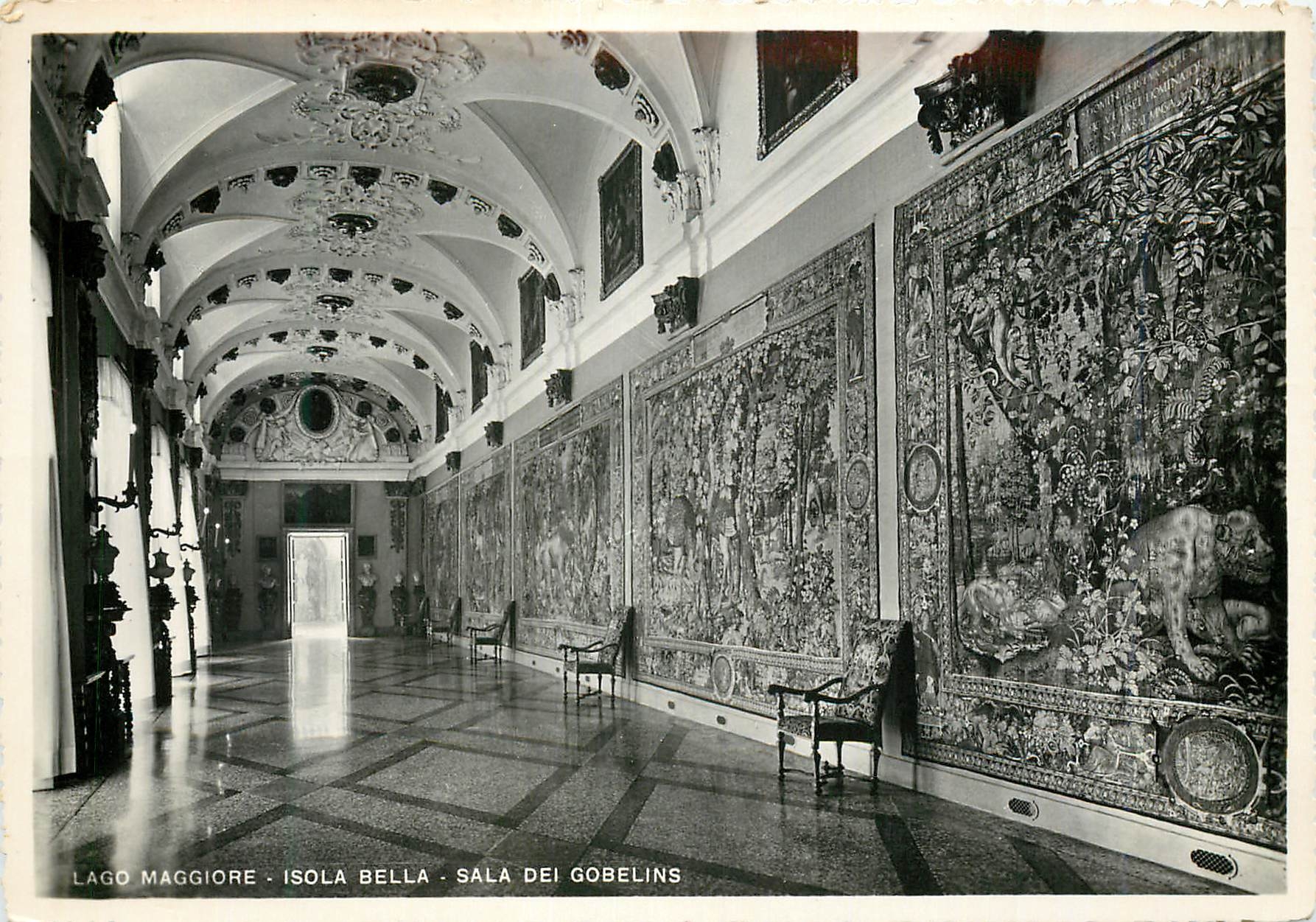 CPM Lago Maggiore Isola Bella Sala dei Gobelins