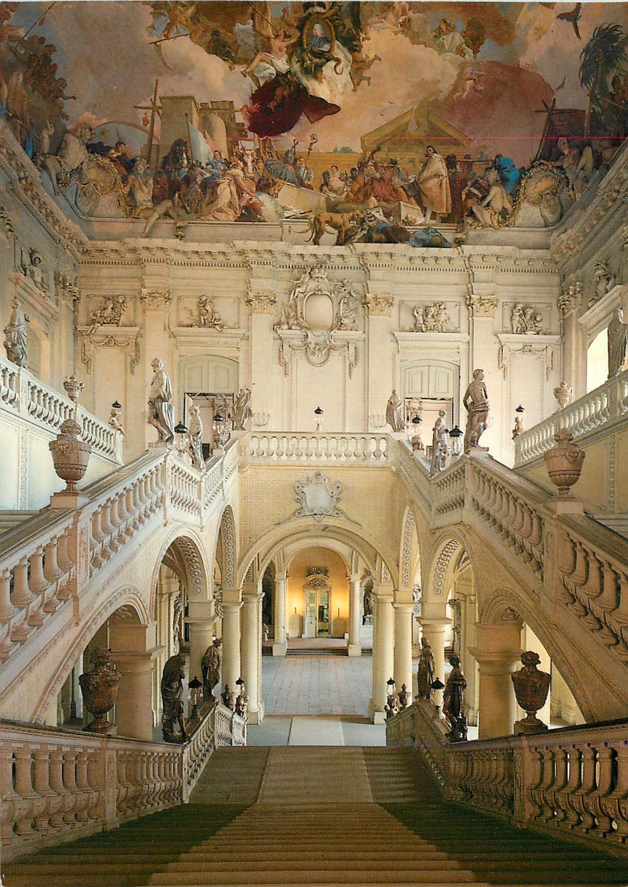 CPM Wursburg Residenz Treppenhaus von Balthasar Neumann