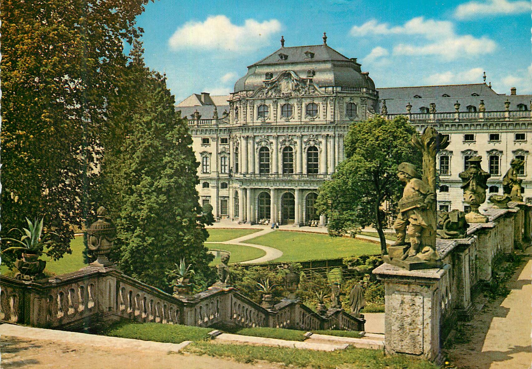 CPM Wursburg Residenz Hofgarten