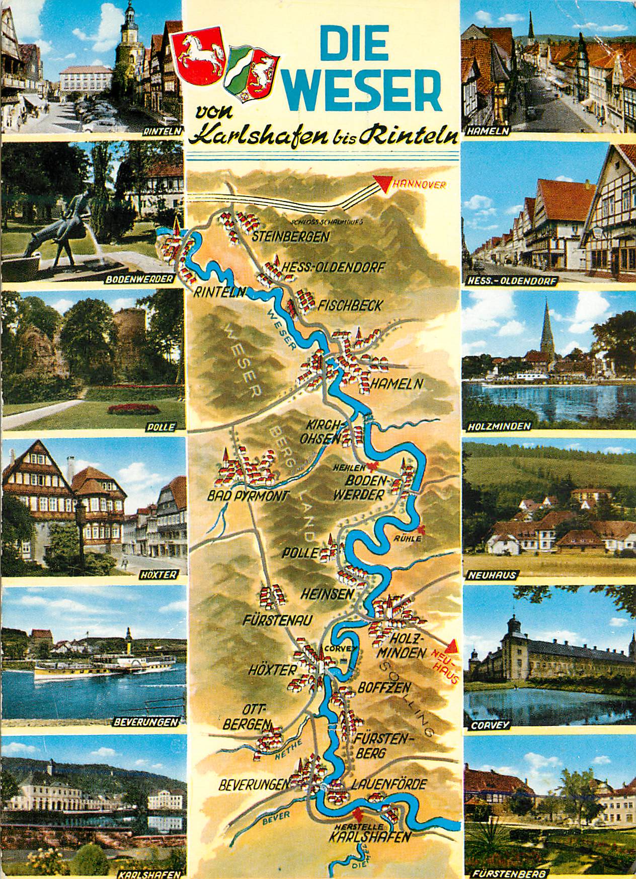CPM Die Weser Karlshafen bis Rinteln