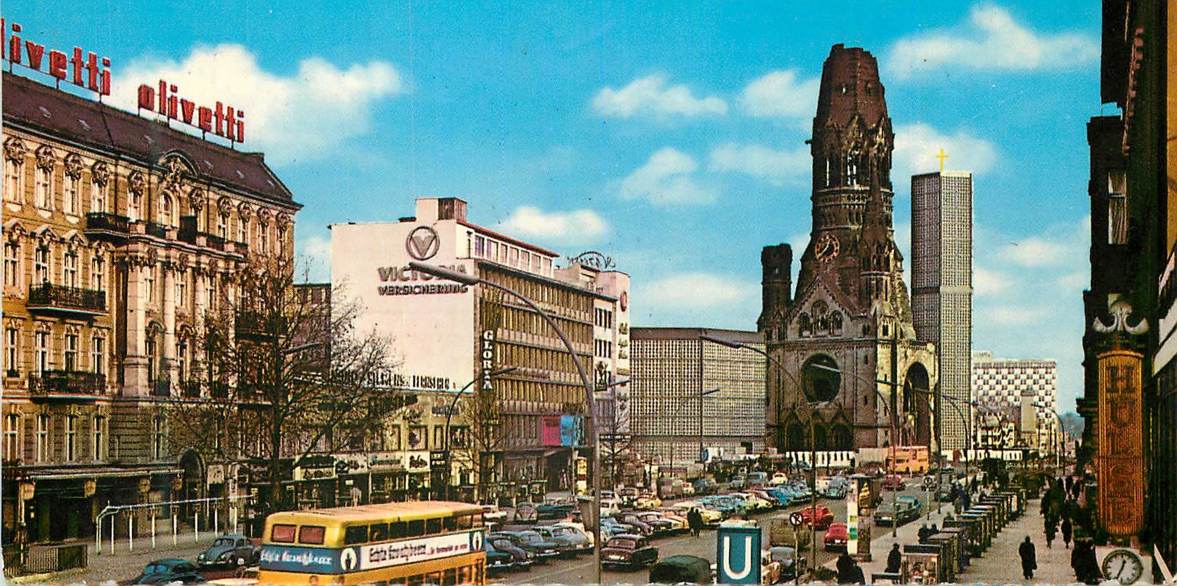 CPM Kurfurstendamm Kaiser-Wilhelm-Gedachtniskirche Berlin