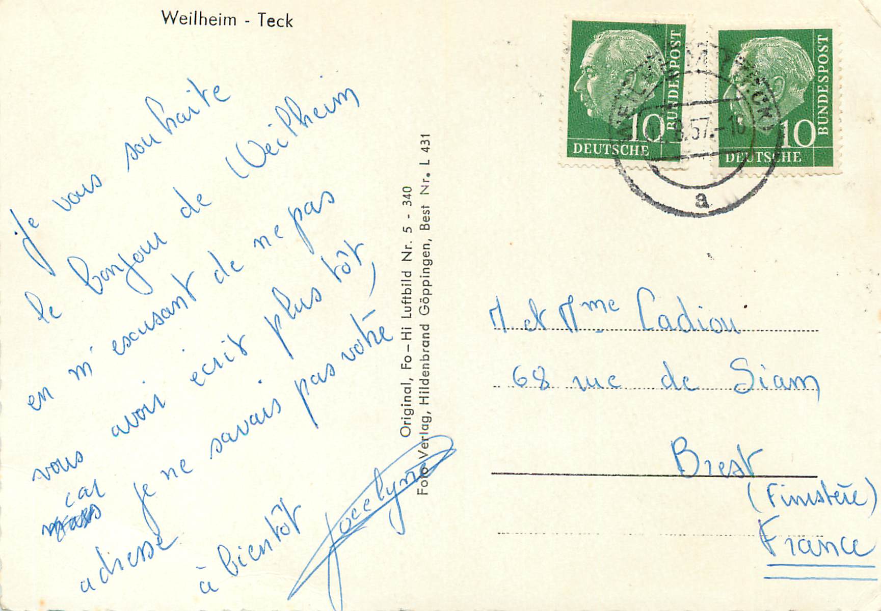 CPM Weilheim Teck — Rückseite