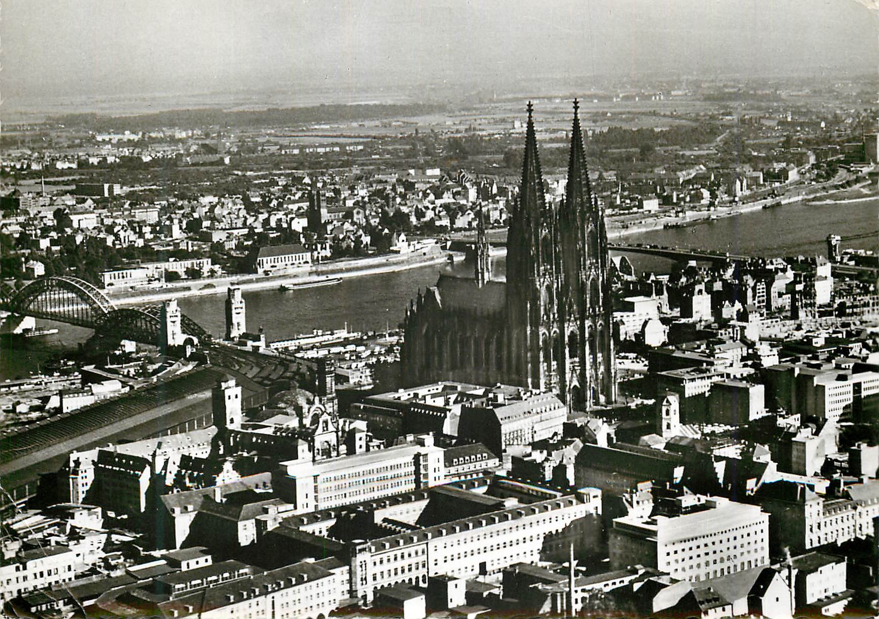 CPM Koln am Rhein Luftbildaufnahme