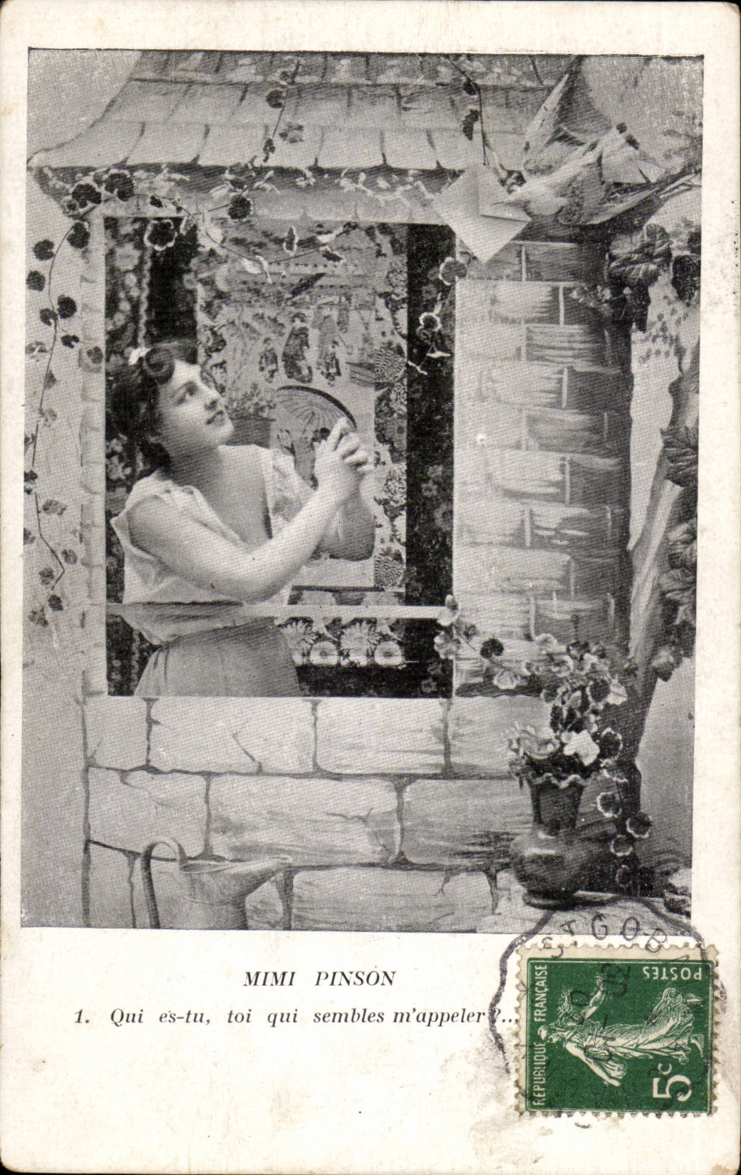 Mimi Pinsón — Qui es-tu, toi qui sembles m'appeler... — Éditeur non visible, n° de série 1