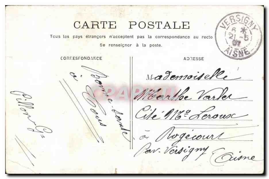 CPA Fantaisie Enfants — Rückseite