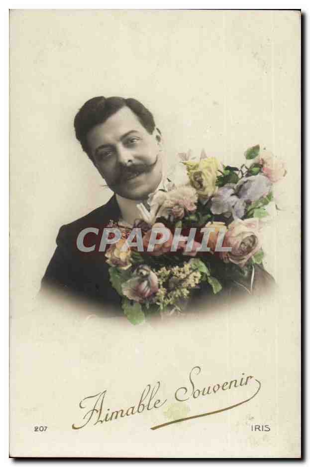CPA Fantaisie Homme Aimable souvenir