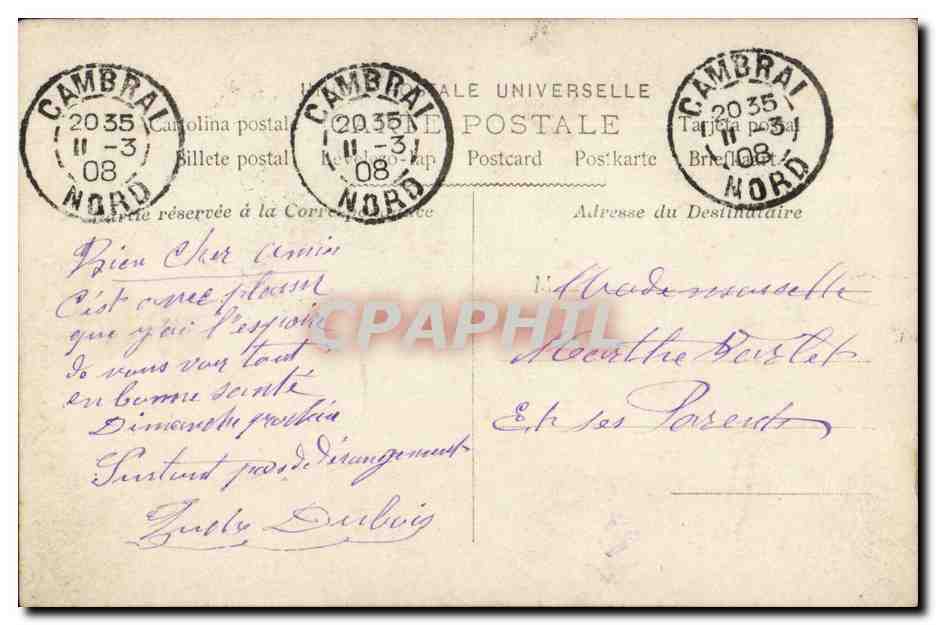 CPA Fantaisie Enfant  — Verso