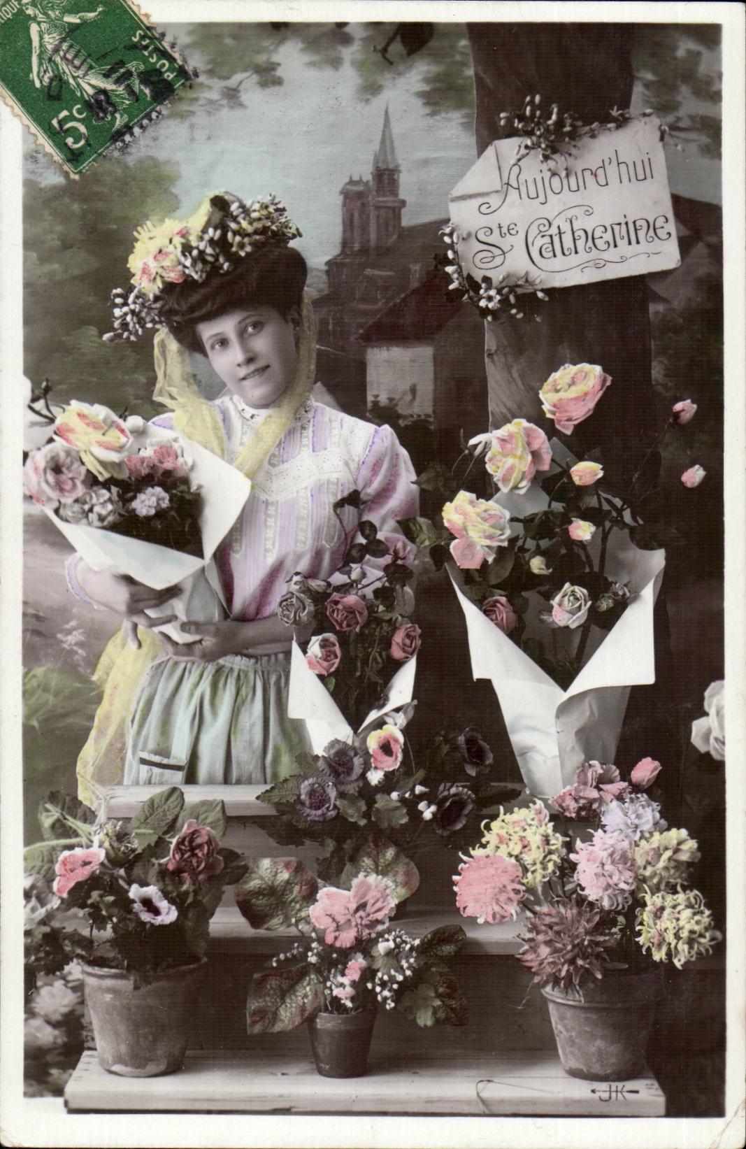 Fioraio a Sainte-Catherine — editore JK — numero di serie non visibile