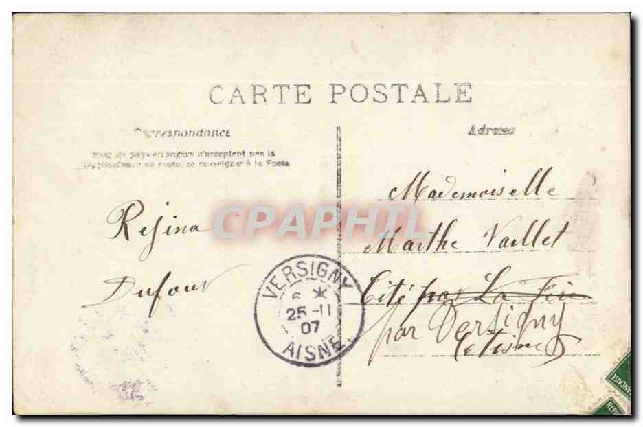 Fioraio a Sainte-Catherine — editore JK — numero di serie non visibile — Verso